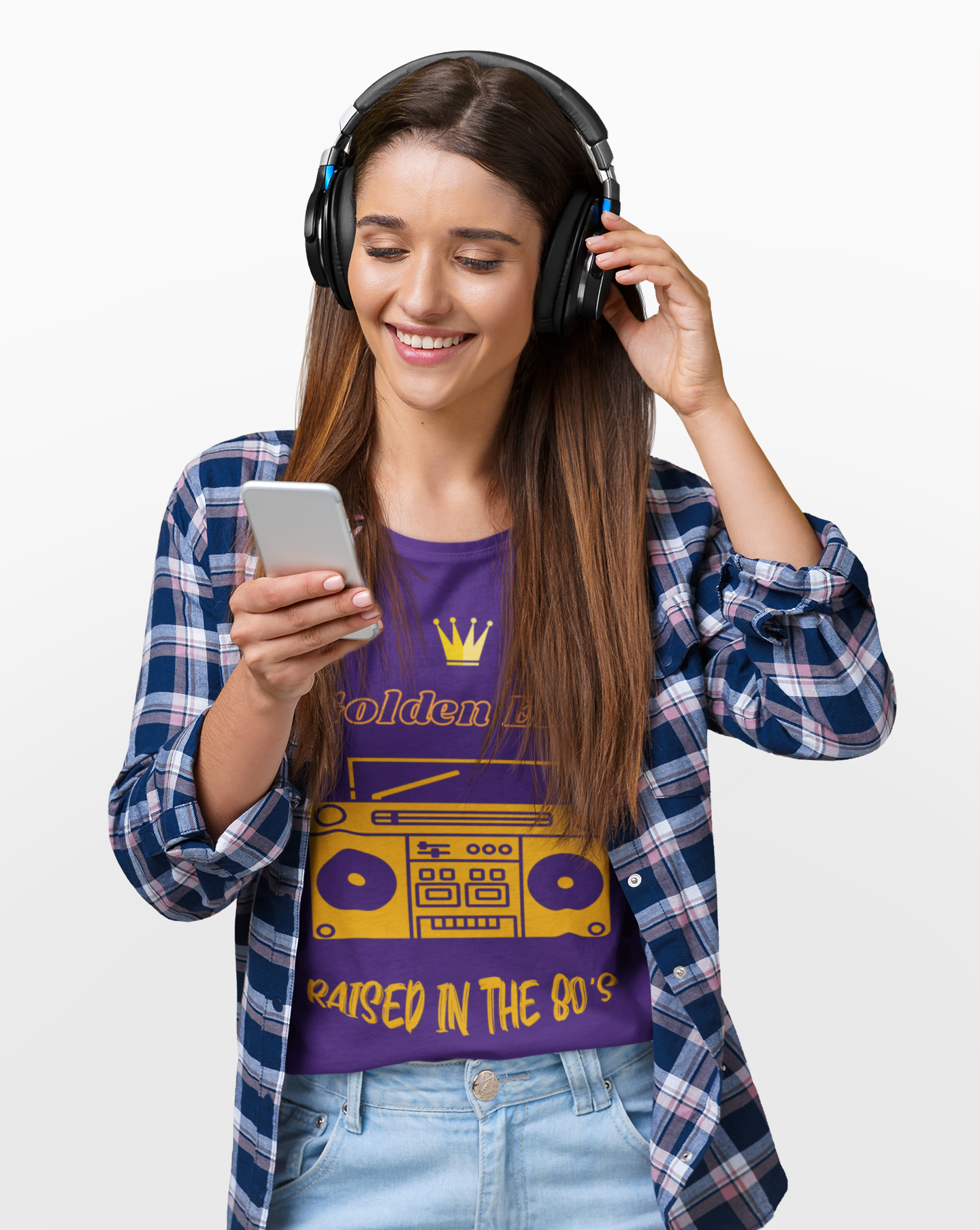 80's Golden Era Unisex Tee, Raised in the 80's Music Lover Shirt, Vintage 80's Tee, Retro 80's T-Shirt, 1980's Gift for Him or Her