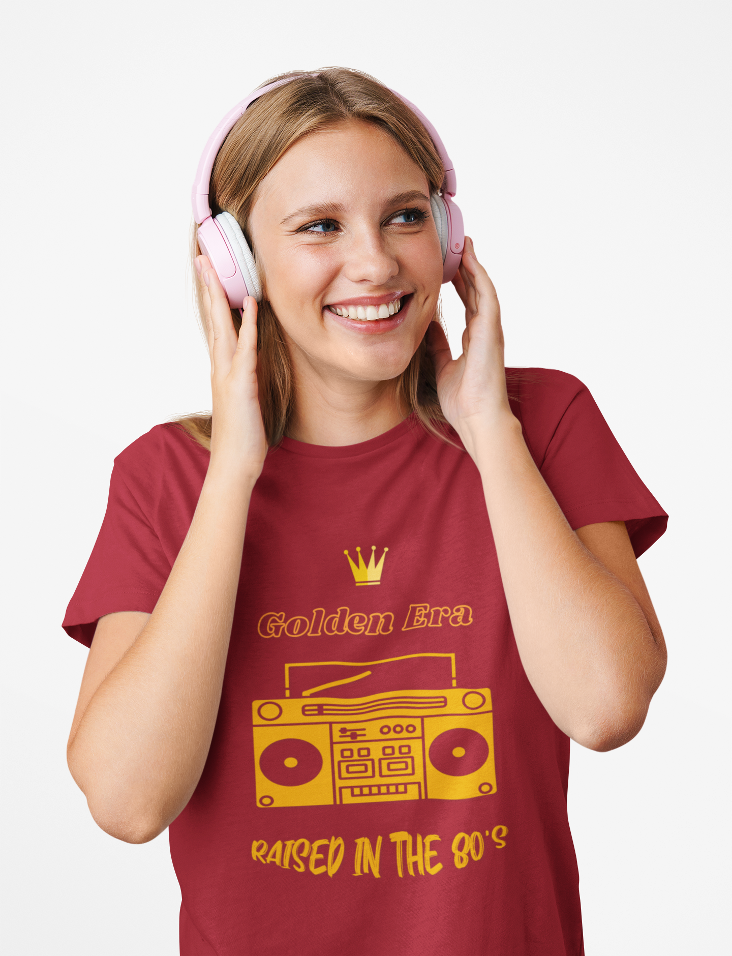 80's Golden Era Unisex Tee, Raised in the 80's Music Lover Shirt, Vintage 80's Tee, Retro 80's T-Shirt, 1980's Gift for Him or Her