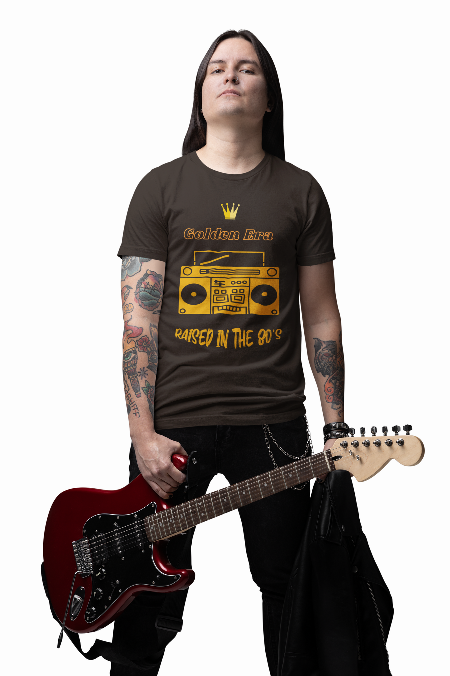 80's Golden Era Unisex Tee, Raised in the 80's Music Lover Shirt, Vintage 80's Tee, Retro 80's T-Shirt, 1980's Gift for Him or Her