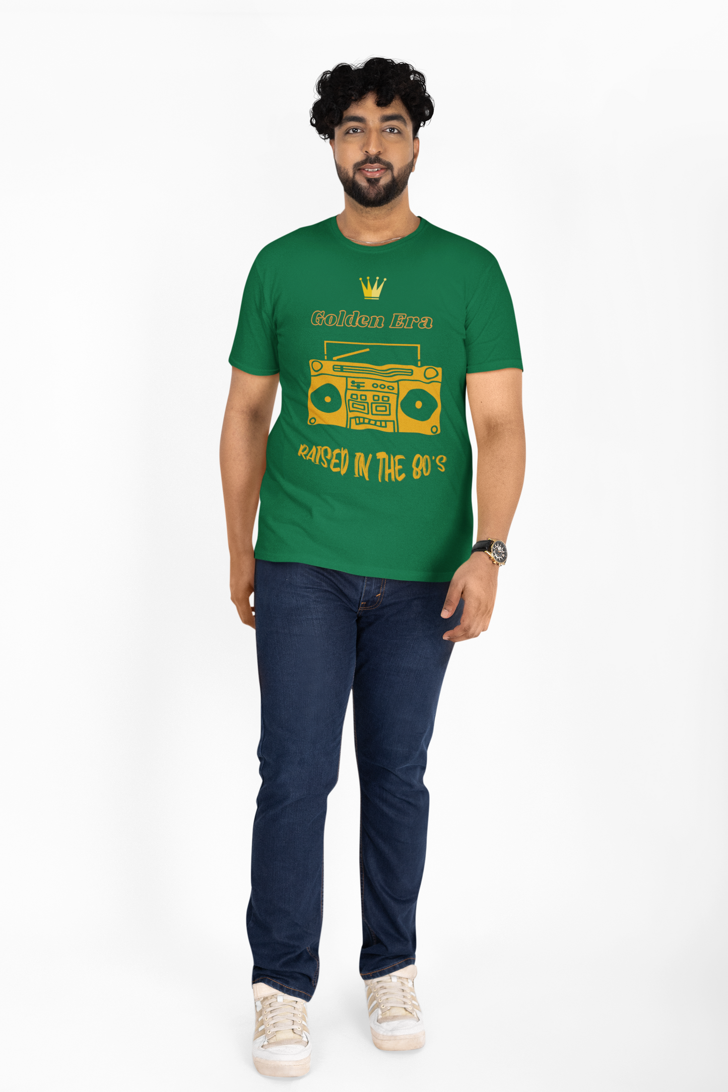 80's Golden Era Unisex Tee, Raised in the 80's Music Lover Shirt, Vintage 80's Tee, Retro 80's T-Shirt, 1980's Gift for Him or Her