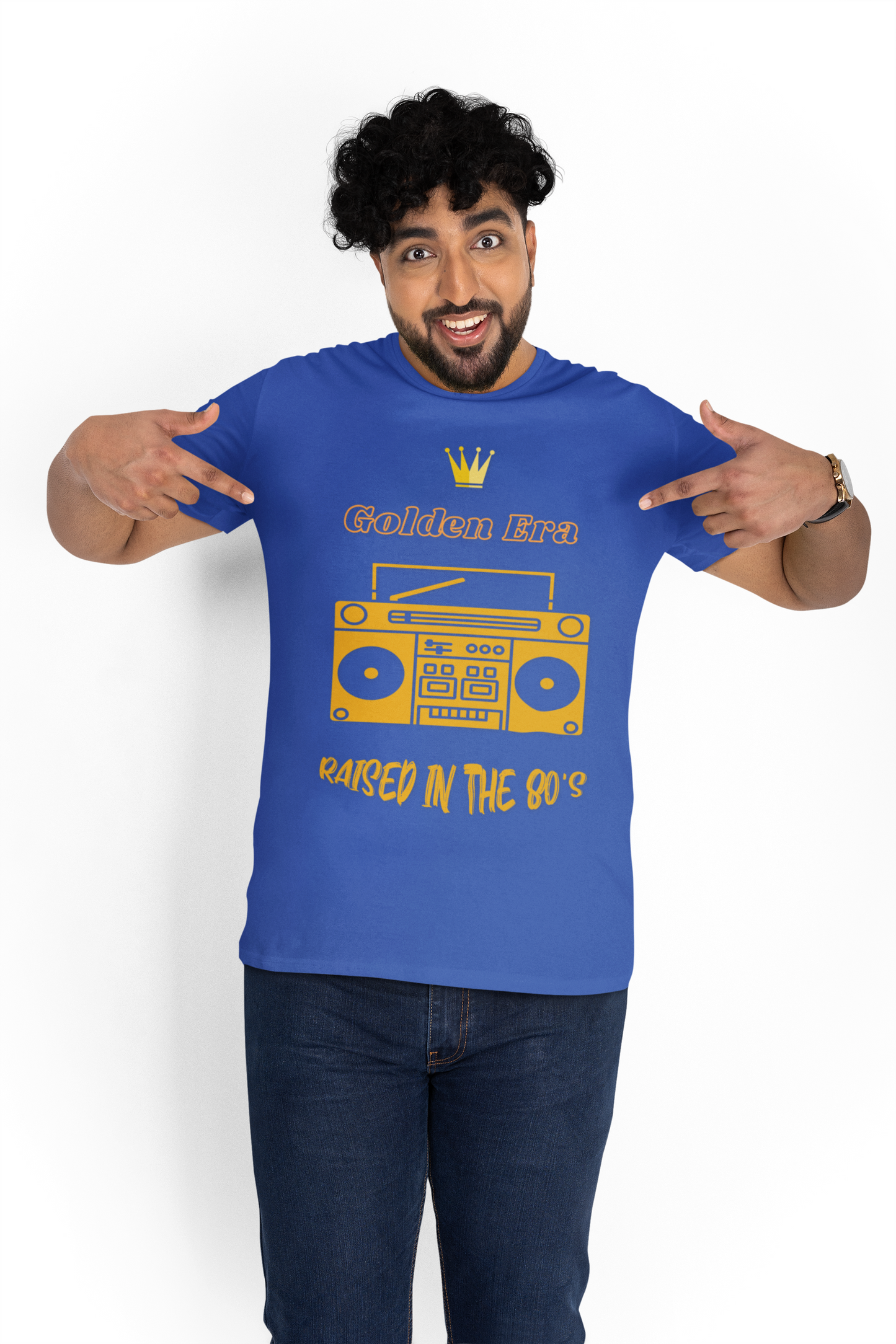 80's Golden Era Unisex Tee, Raised in the 80's Music Lover Shirt, Vintage 80's Tee, Retro 80's T-Shirt, 1980's Gift for Him or Her
