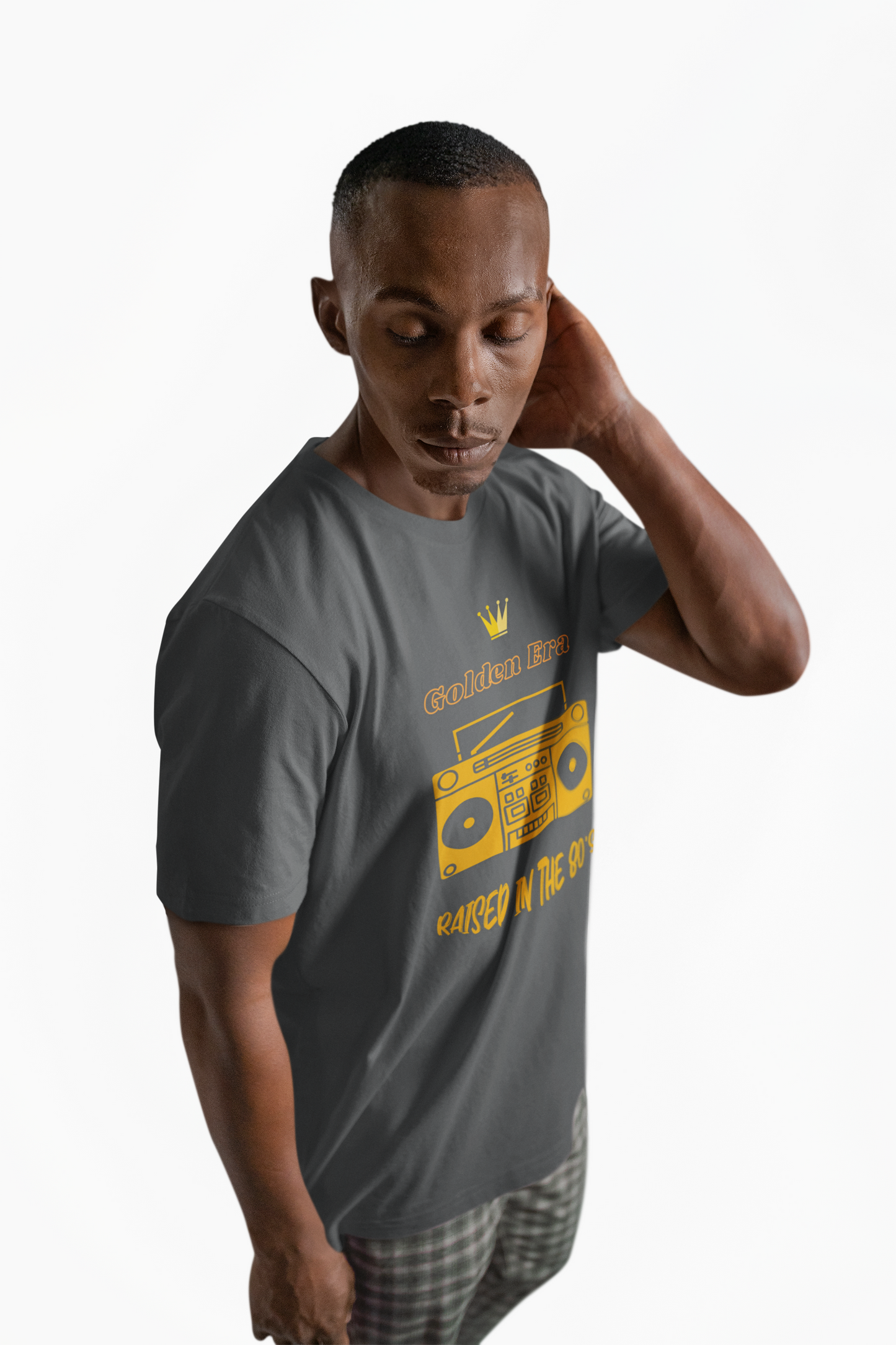 80's Golden Era Unisex Tee, Raised in the 80's Music Lover Shirt, Vintage 80's Tee, Retro 80's T-Shirt, 1980's Gift for Him or Her