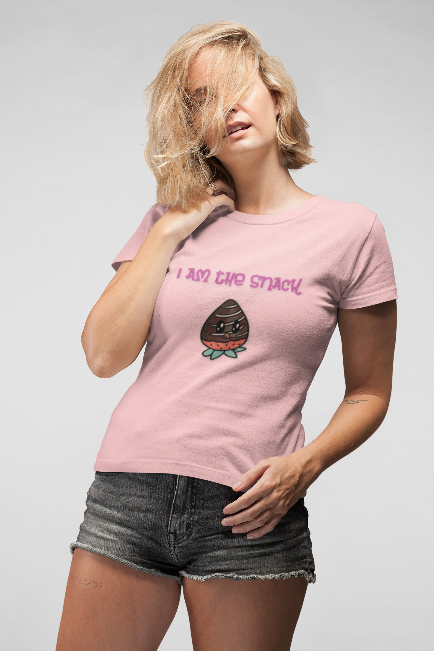 I am the Snack' Shirt, Funny Foodie Gift, Graphic Tee, Lightweight Shirt, Sarcastic Tee, Confidence boosting apparel, Flirty T-Shirt