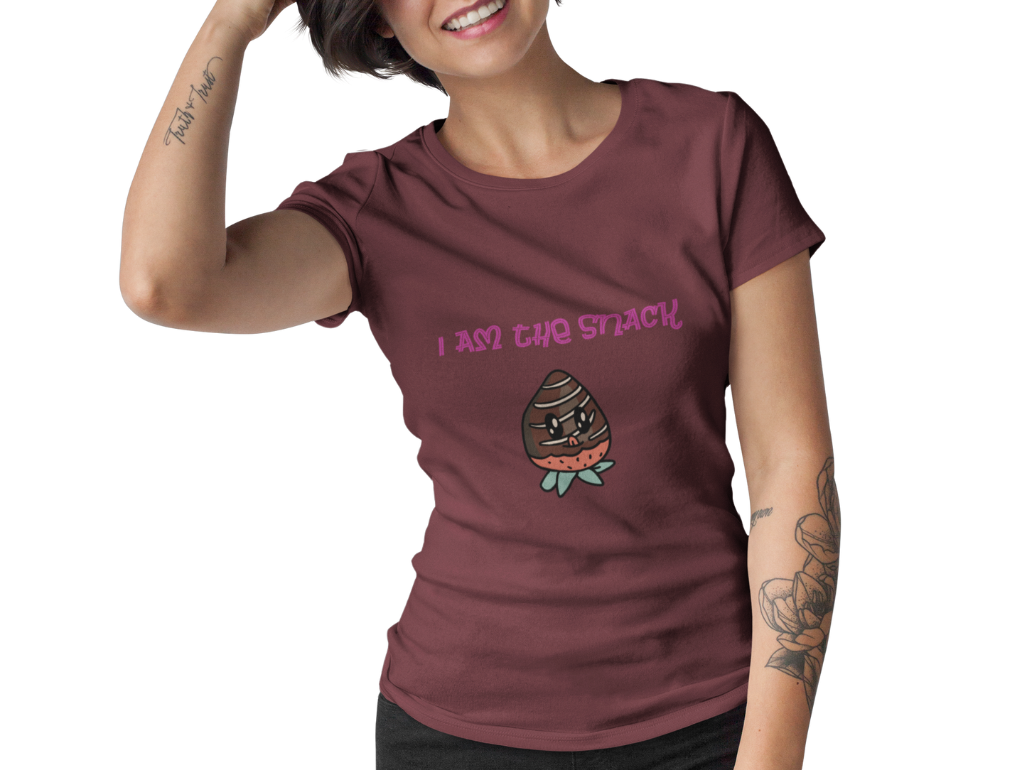 I am the Snack' Shirt, Funny Foodie Gift, Graphic Tee, Lightweight Shirt, Sarcastic Tee, Confidence boosting apparel, Flirty T-Shirt