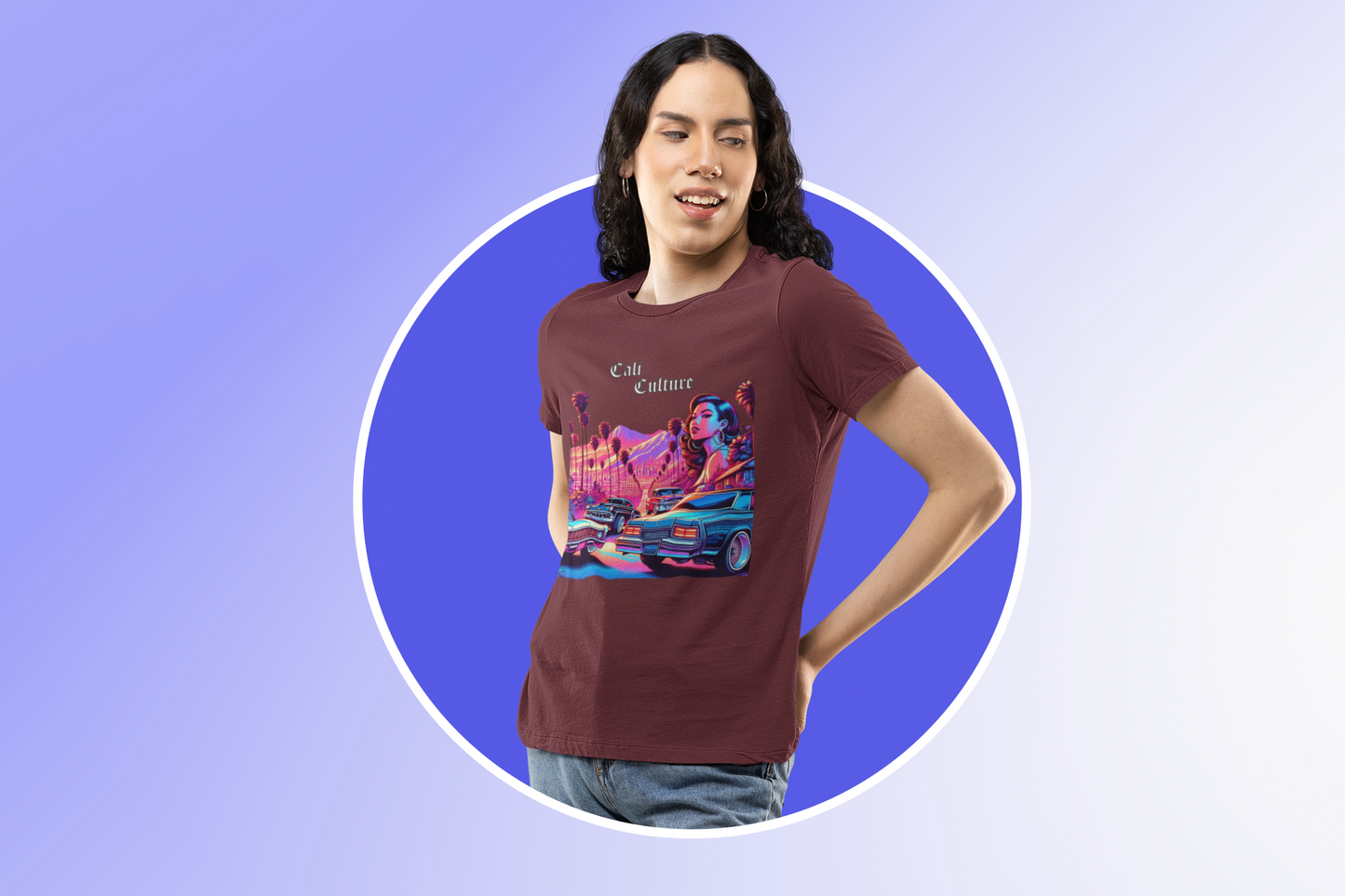 California Lowrider Love Tee, Chic Urban Fashion Shirt, Retro Car Enthusiast Top, Vintage West Coast Style Tshirt, Trendy Cali Streetwear