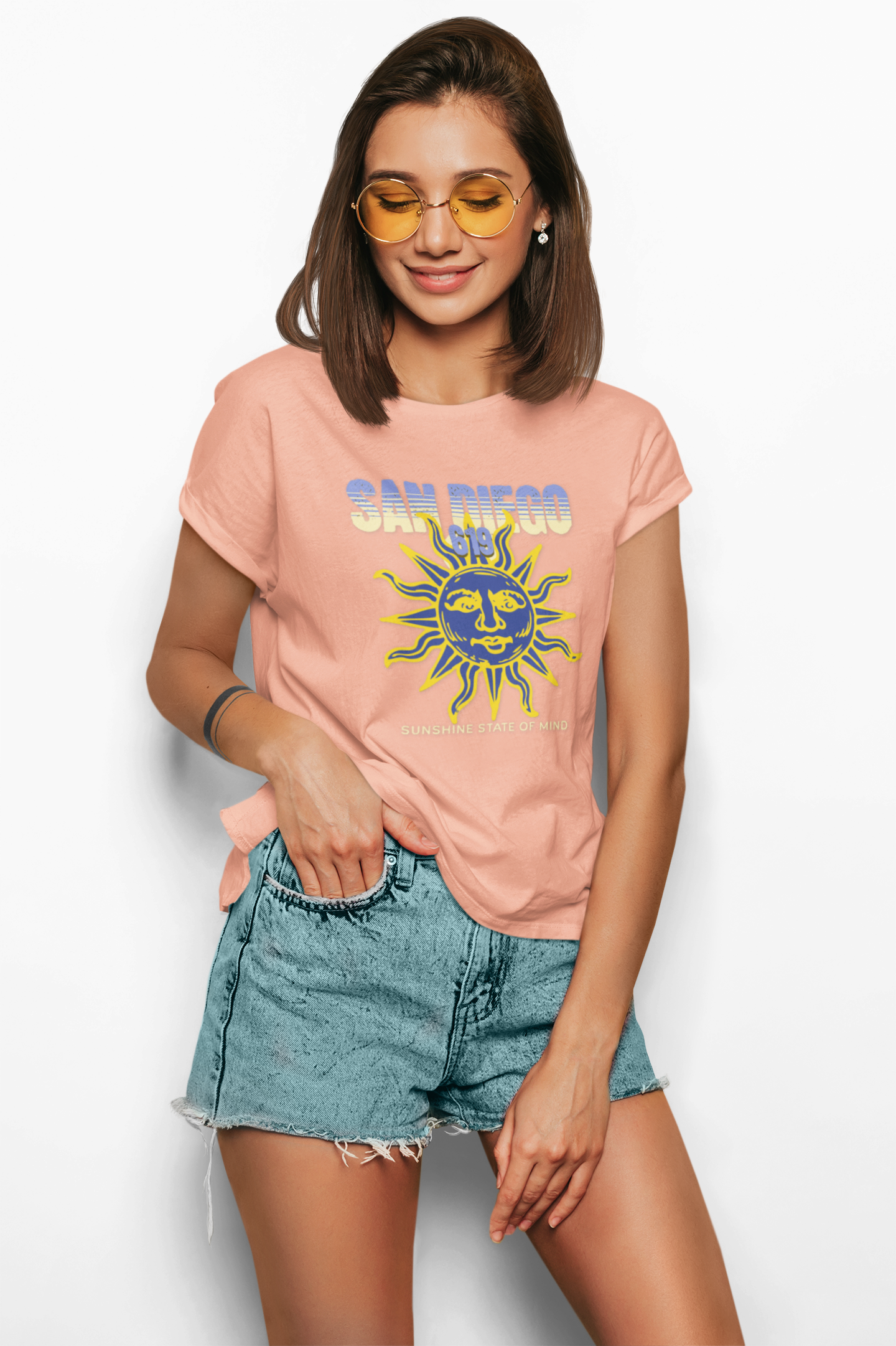 San Diego 619 Sunshine State of Mind Unisex Tee, Cali Graphic Tshirt, California Casual Shirt, SoCal Beach Apparel, West Coast Top