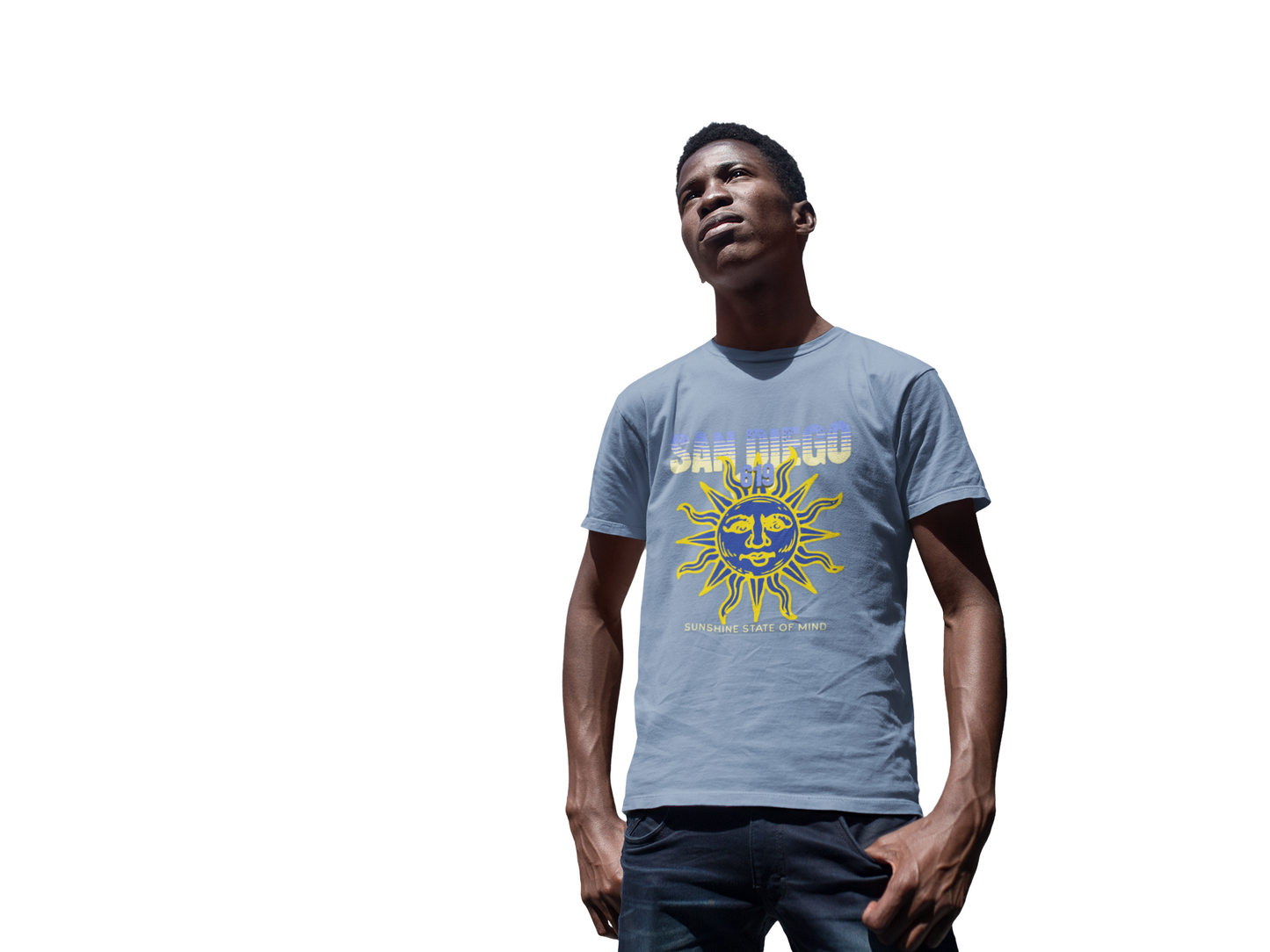 San Diego 619 Sunshine State of Mind Unisex Tee, Cali Graphic Tshirt, California Casual Shirt, SoCal Beach Apparel, West Coast Top