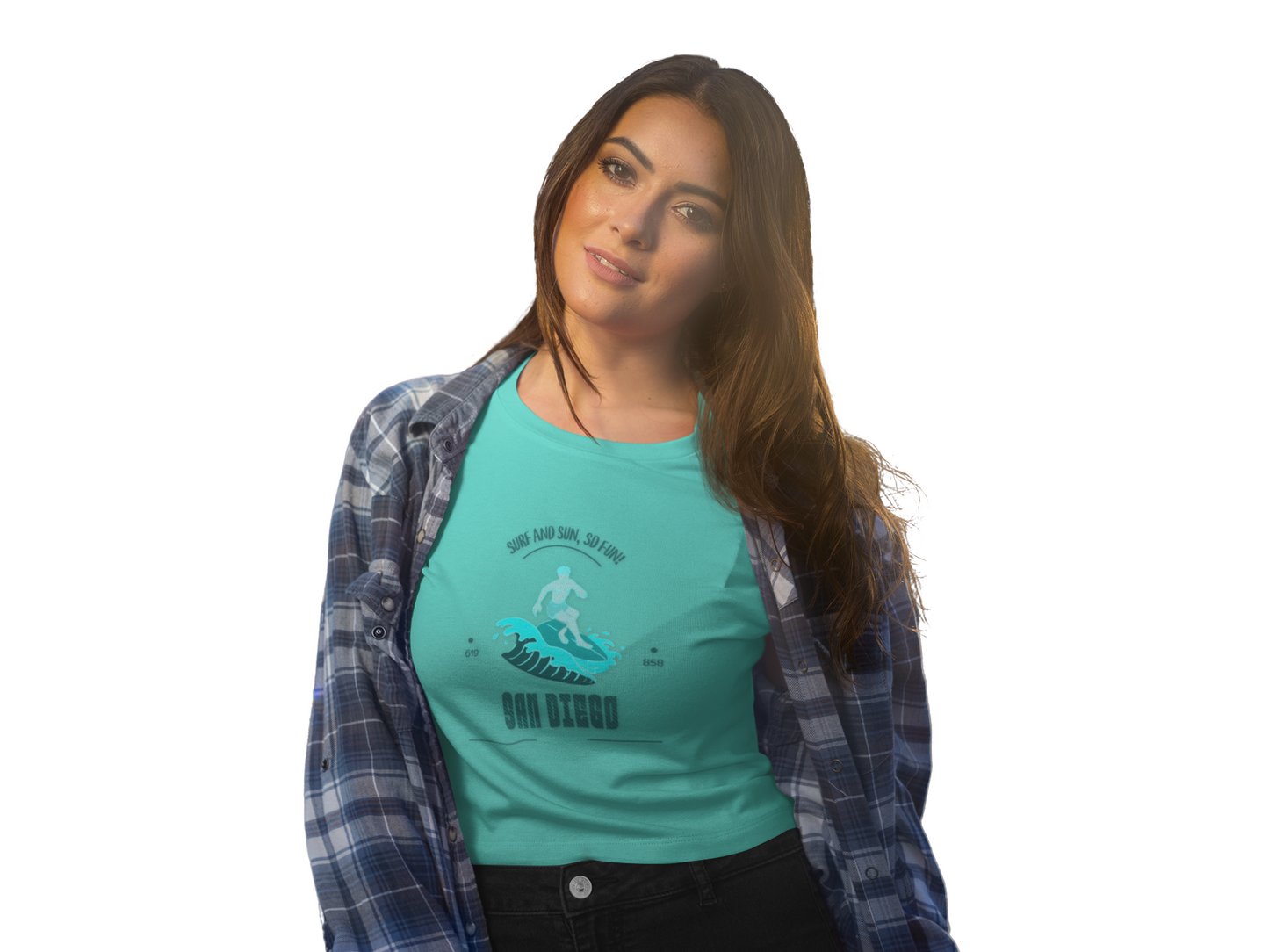 Surf and Sun, SD Fun Unisex Tee - Beach Lover Gift, California Surf Shirt, 619 Shore T-Shirt, Ocean Vibes Top, Surfing Apparel