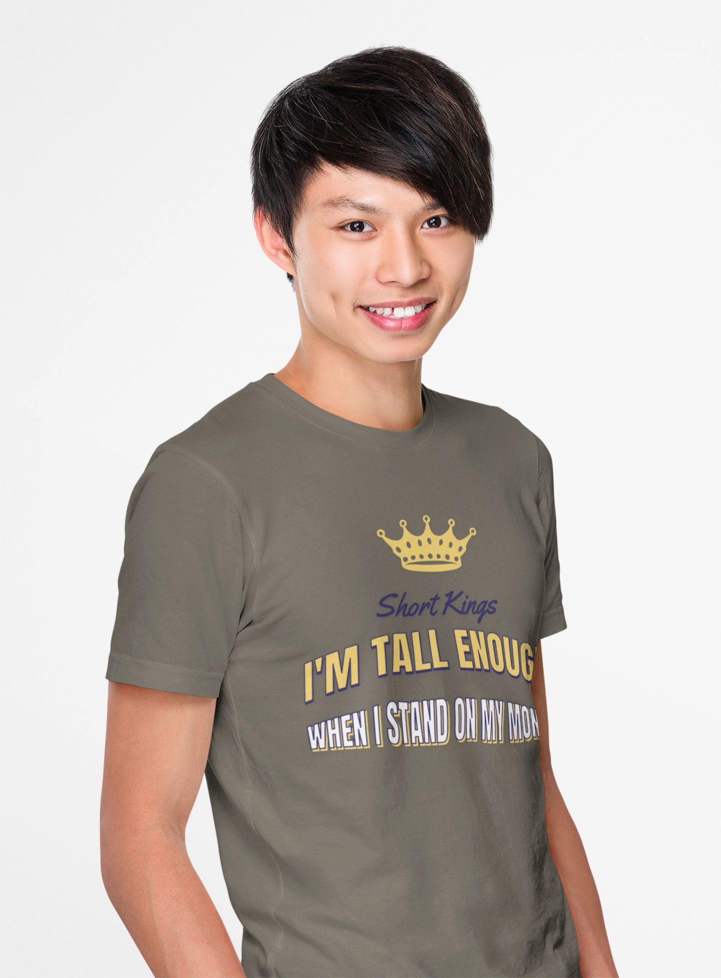Short Kings, I'm Tall Enough When I stand on My Money - Unisex Tee, Short Kings Pride Shirt, Funny Quote T-Shirt, Gift for Short Guys