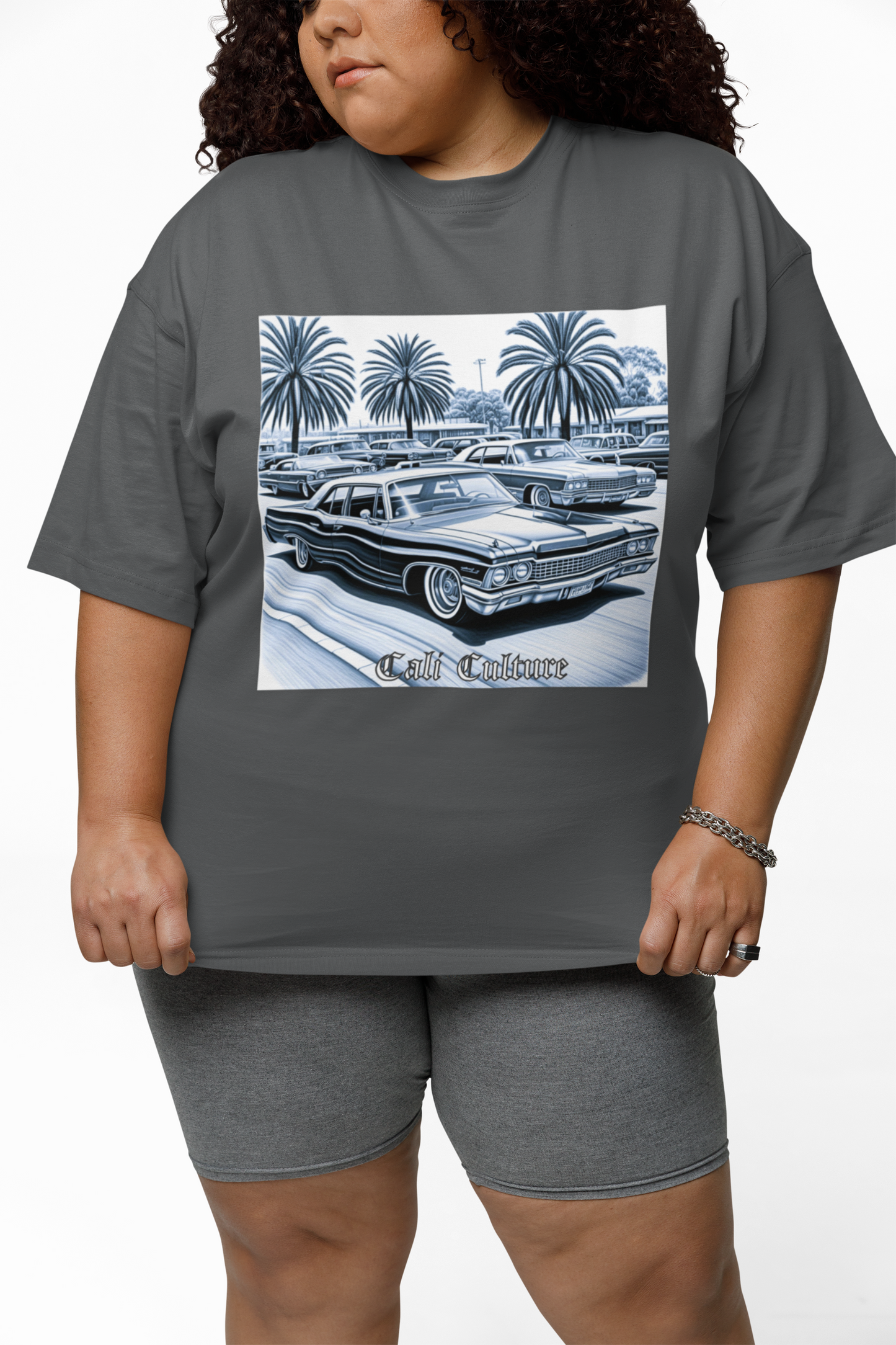 California Lowrider T-Shirt, West Coast Style Shirt, Urban Streetwear Tee, Vintage Car Lover Gift, Chicano Art Clothing, Retro Car Lover