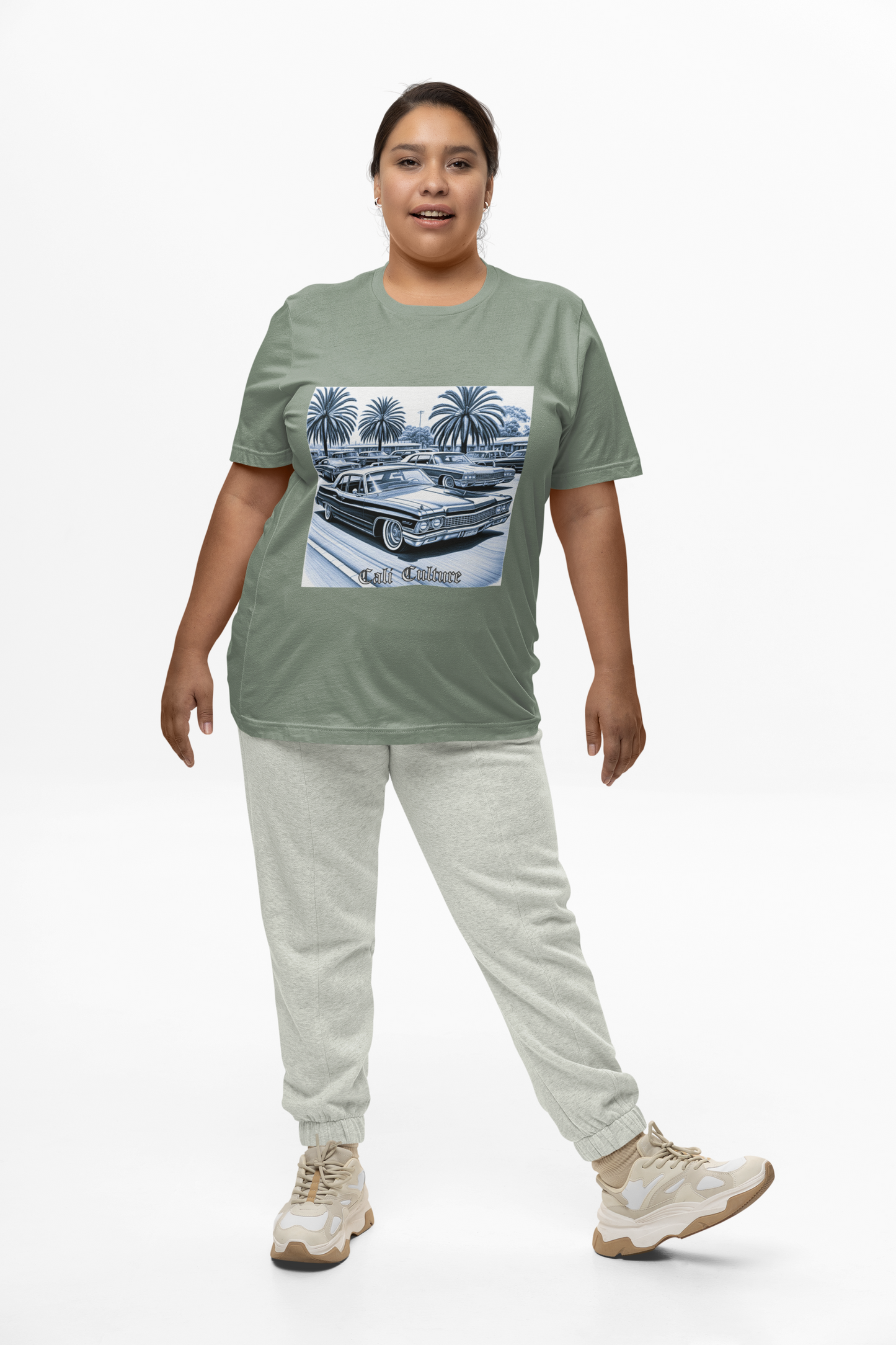 California Lowrider T-Shirt, West Coast Style Shirt, Urban Streetwear Tee, Vintage Car Lover Gift, Chicano Art Clothing, Retro Car Lover