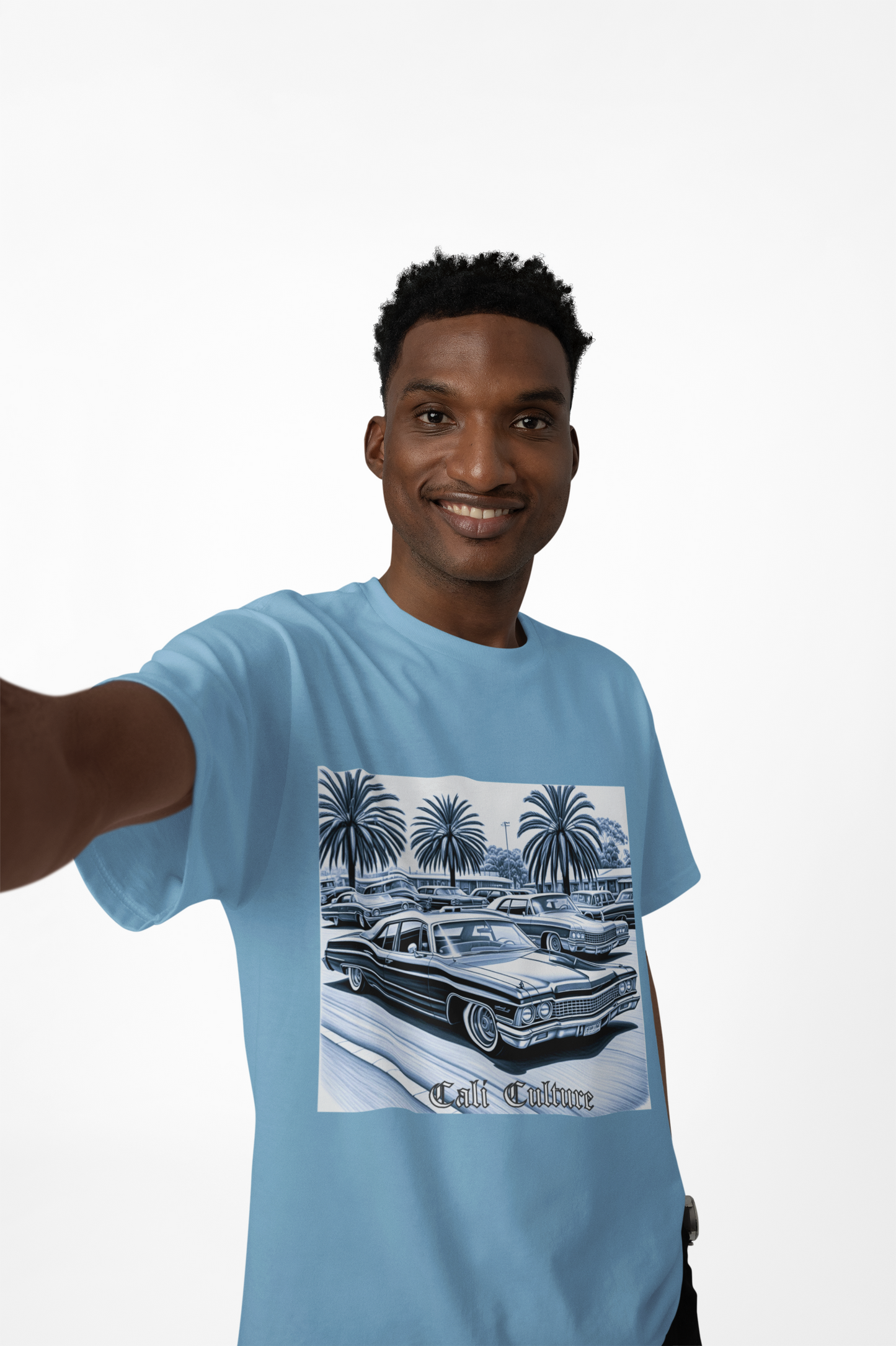 California Lowrider T-Shirt, West Coast Style Shirt, Urban Streetwear Tee, Vintage Car Lover Gift, Chicano Art Clothing, Retro Car Lover