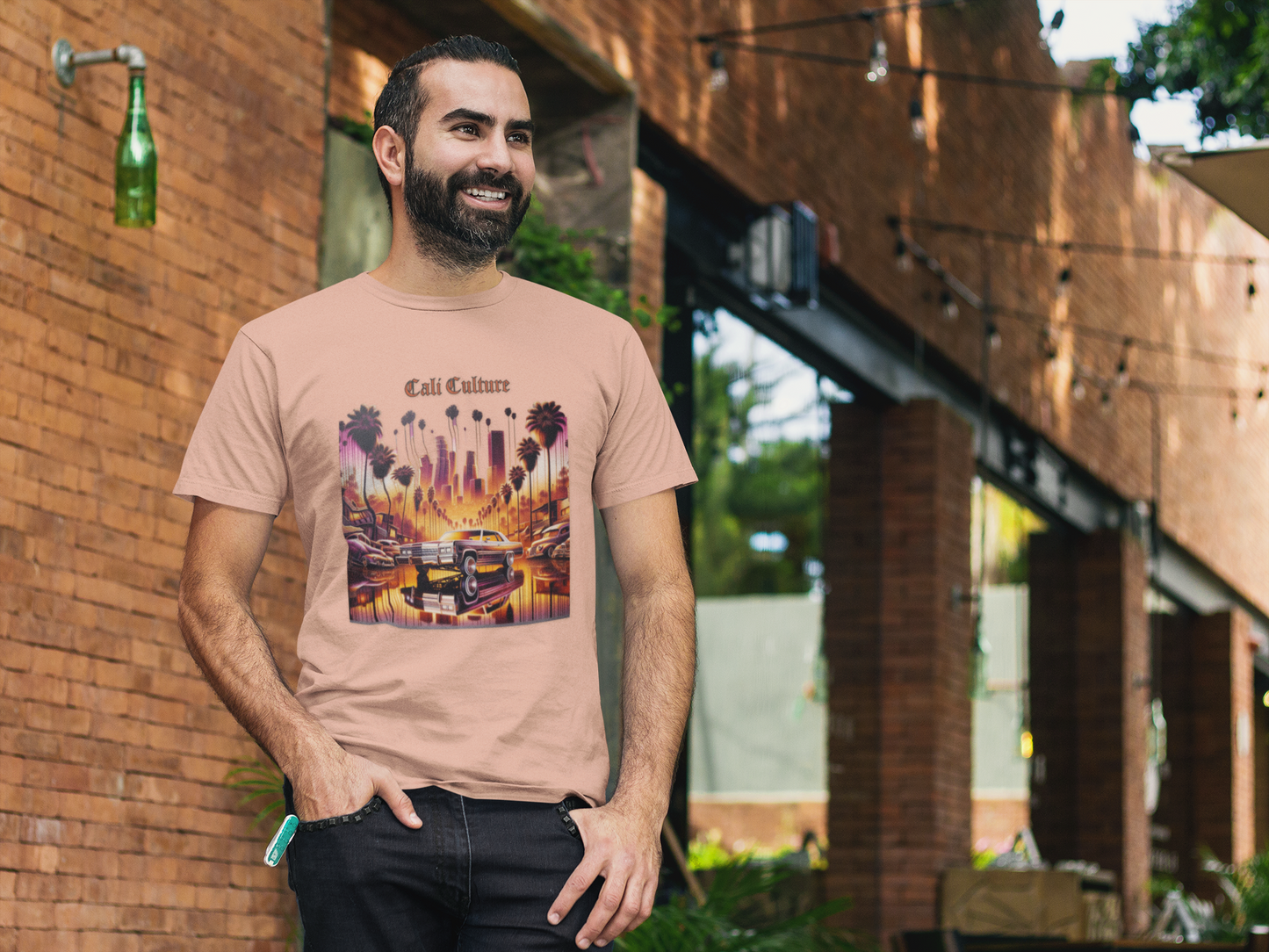 Cali Lowrider Tee, Vintage Car Streetwear, Urban Graphic Top, Unisex Graphic Tee, West Coast Fashion Apparel