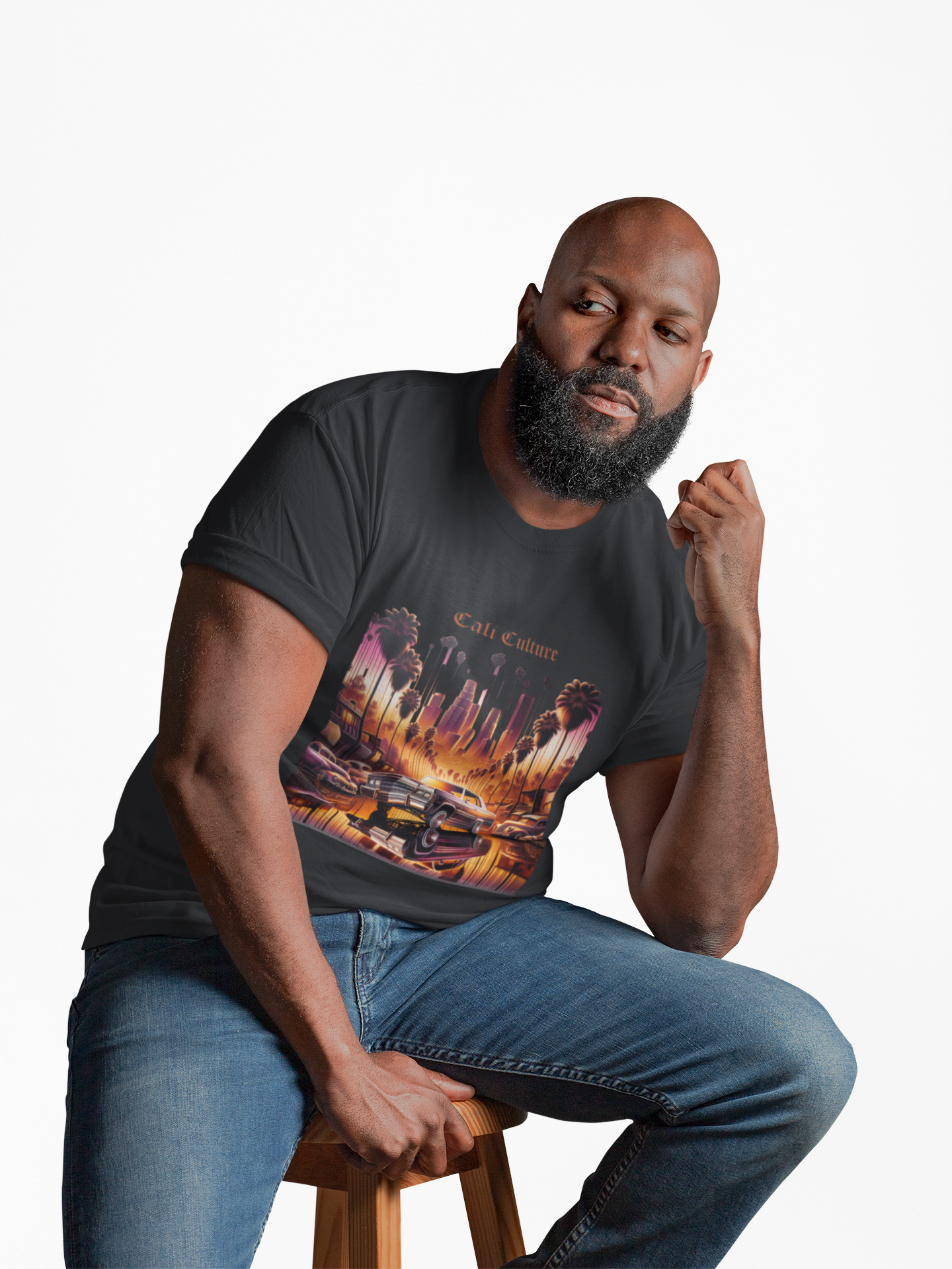 Cali Lowrider Tee, Vintage Car Streetwear, Urban Graphic Top, Unisex Graphic Tee, West Coast Fashion Apparel