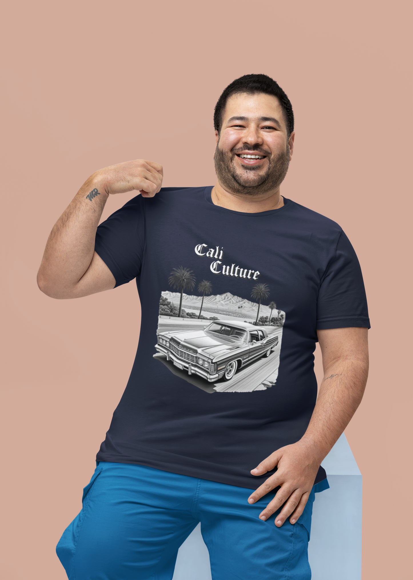 California Lowrider Love T-Shirt, Chic Cali Car Enthusiast Tee, Vintage Car Culture Shirt, Retro Vehicle Lovers Top, West Coast Street Style