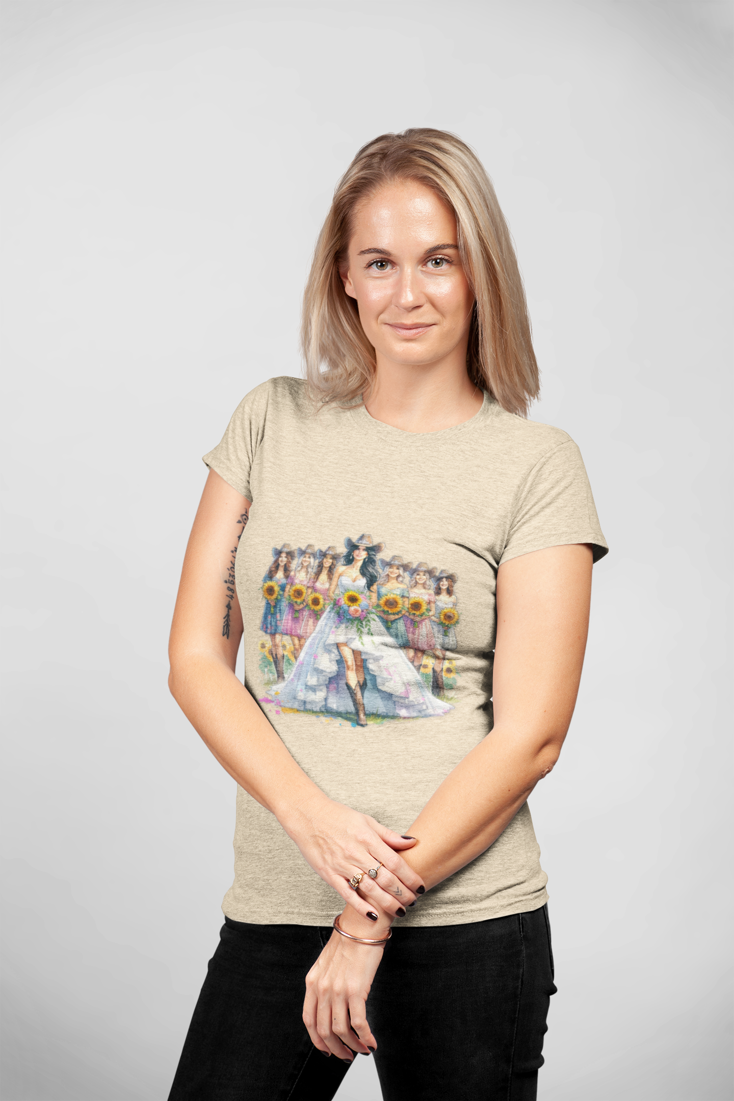 Bridal Party Tee, Bride's Babes T-Shirt, Wedding Gift, Unisex Tee, Country Girl Bachelorette Party Shirt, Summer Casual Wear