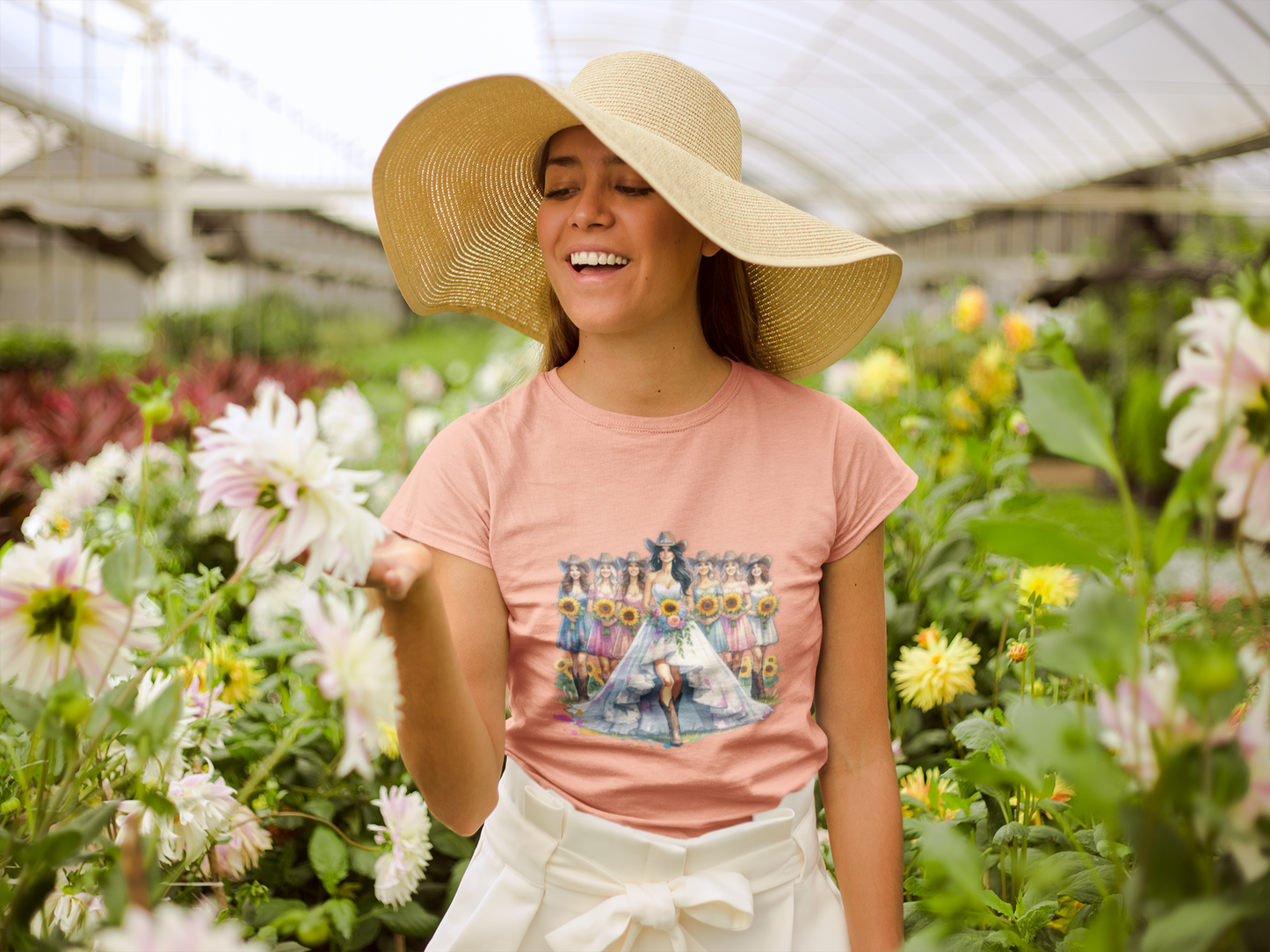 Bridal Party Tee, Bride's Babes T-Shirt, Wedding Gift, Unisex Tee, Country Girl Bachelorette Party Shirt, Summer Casual Wear