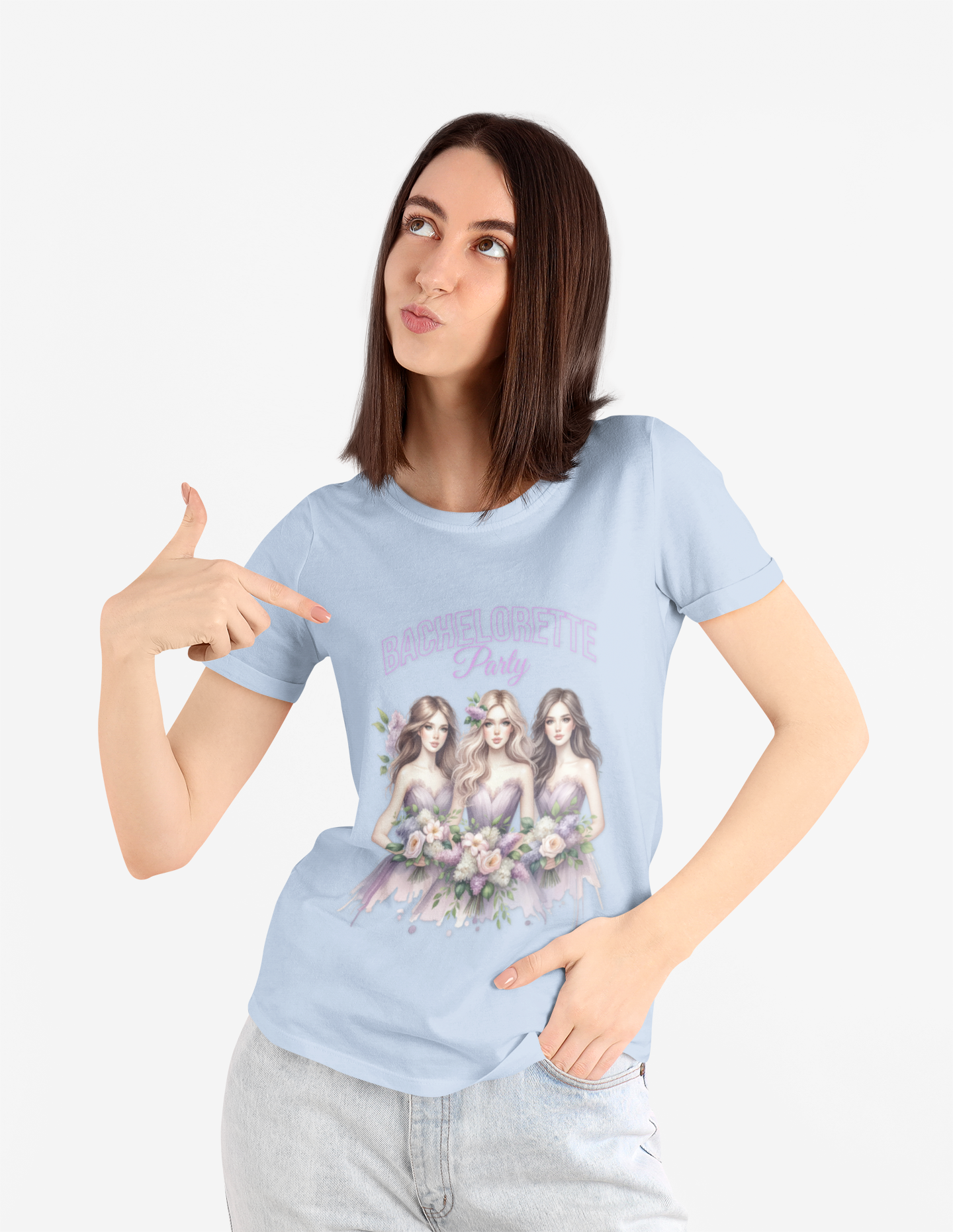 Bridal Party Unisex Tee, Wedding Celebration Shirt, Floral Design, Bridesmaid Gift, Bachelorette Party Wear, Casual Outfit