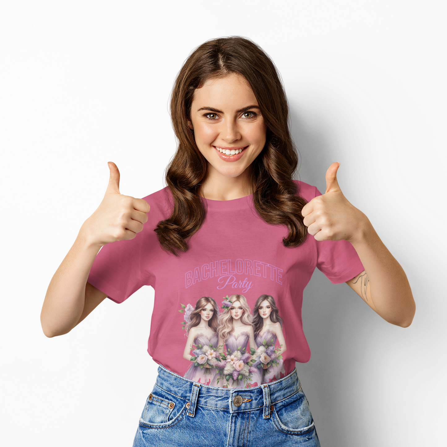 Bridal Party Unisex Tee, Wedding Celebration Shirt, Floral Design, Bridesmaid Gift, Bachelorette Party Wear, Casual Outfit