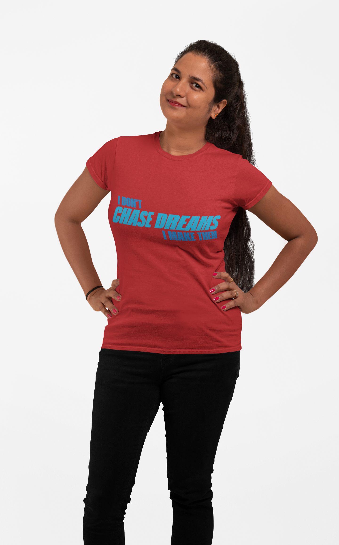 Motivational I Don't Chase Dreams, I Make Them T-Shirt, Architect of Destiny, Inspirational Tee, Empowerment Shirt, Positive Vibes Top