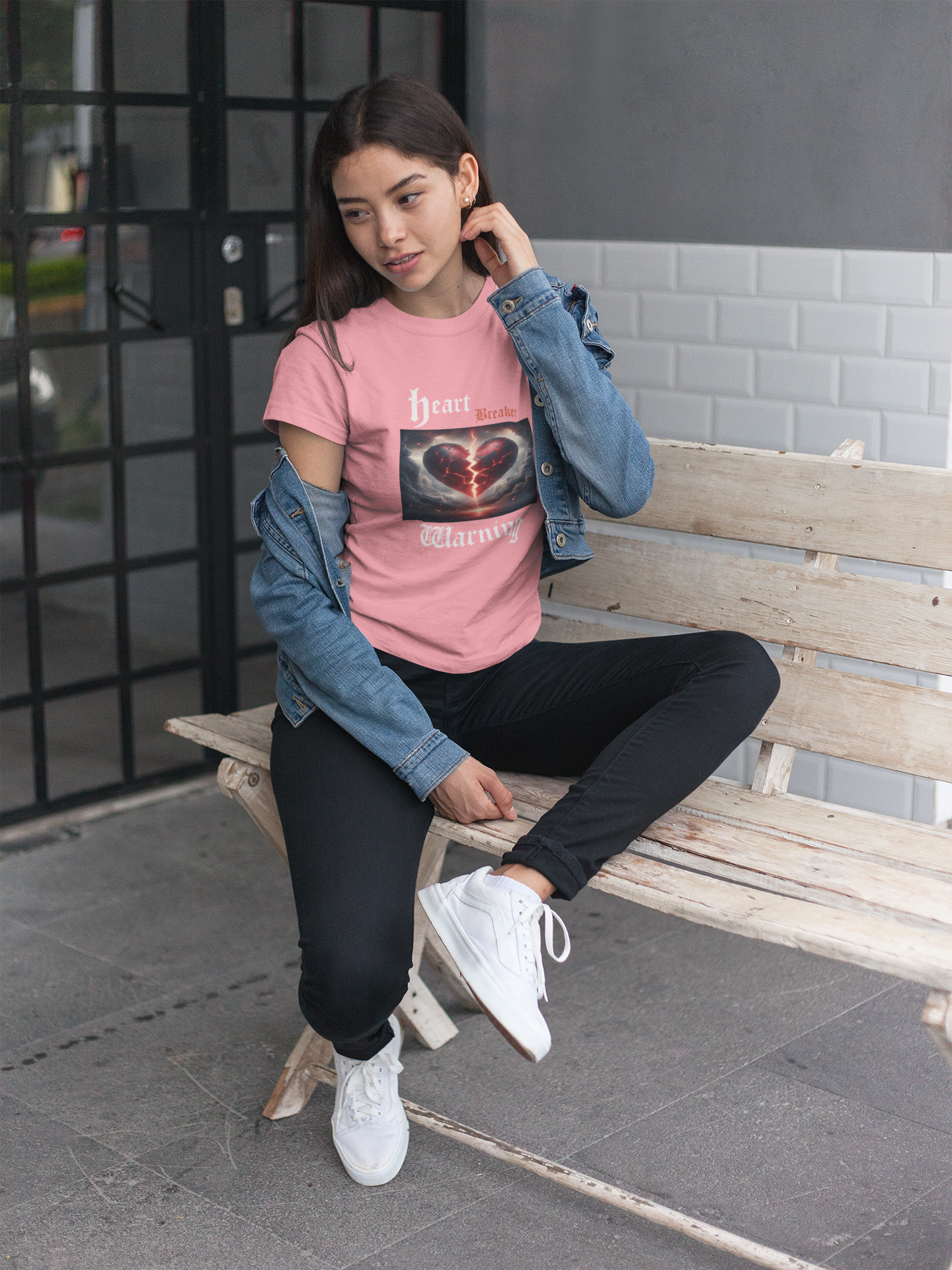 Heartbreaker Warning Tee, Cool Graphic T-Shirt, Unisex Casual Wear, Perfect for Valentine's Day, Gifts for Friends, Trendy Fashion