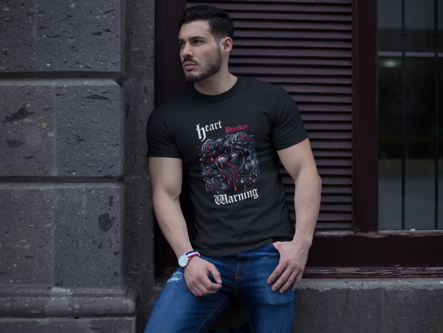 Heart Breaker Warning Unisex Tee, Graphic T-shirt, Provocative Shirt, Short Sleeve Top, Edgy Tees