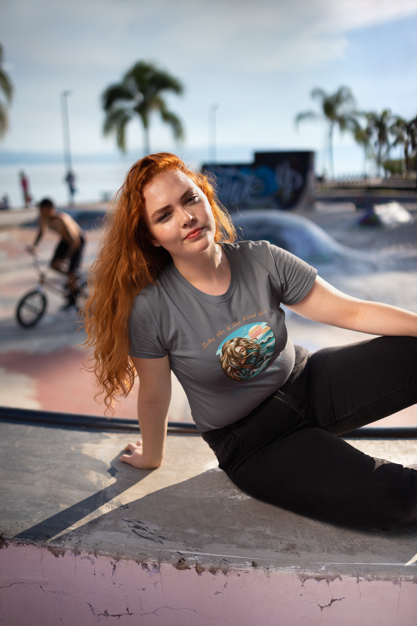 Salty Air & Sun Kissed Hair, San Diego - Unisex Tee, California Beach Lover Gift, Coastal Vibes Shirt, West Coast Travel Top, SoCal Vacation