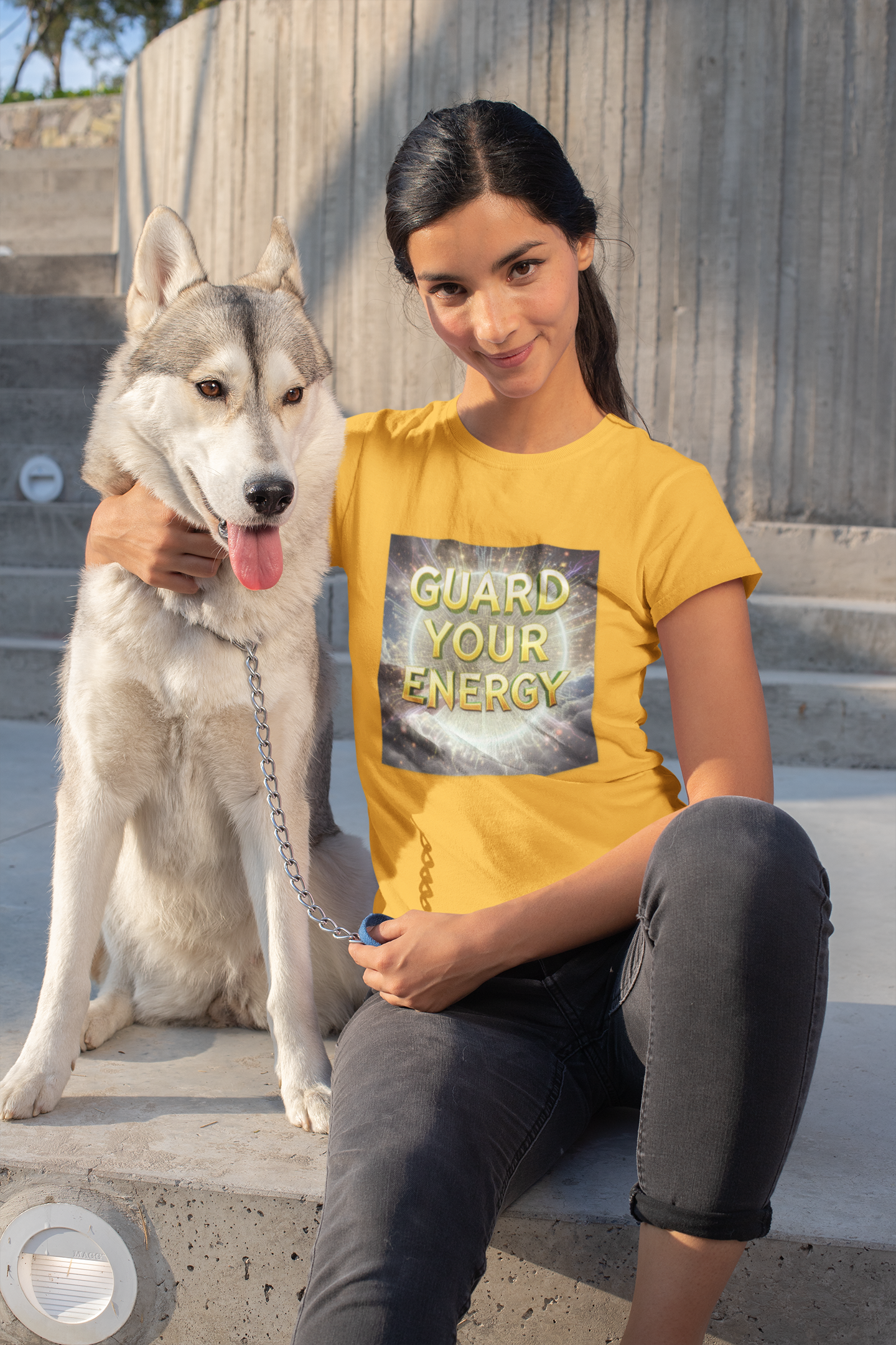 Guard Your Energy Tee, Positive Vibes Shirt, Unisex Graphic Tee, Spiritual Gift, Mindfulness Apparel, Self-Care Clothing