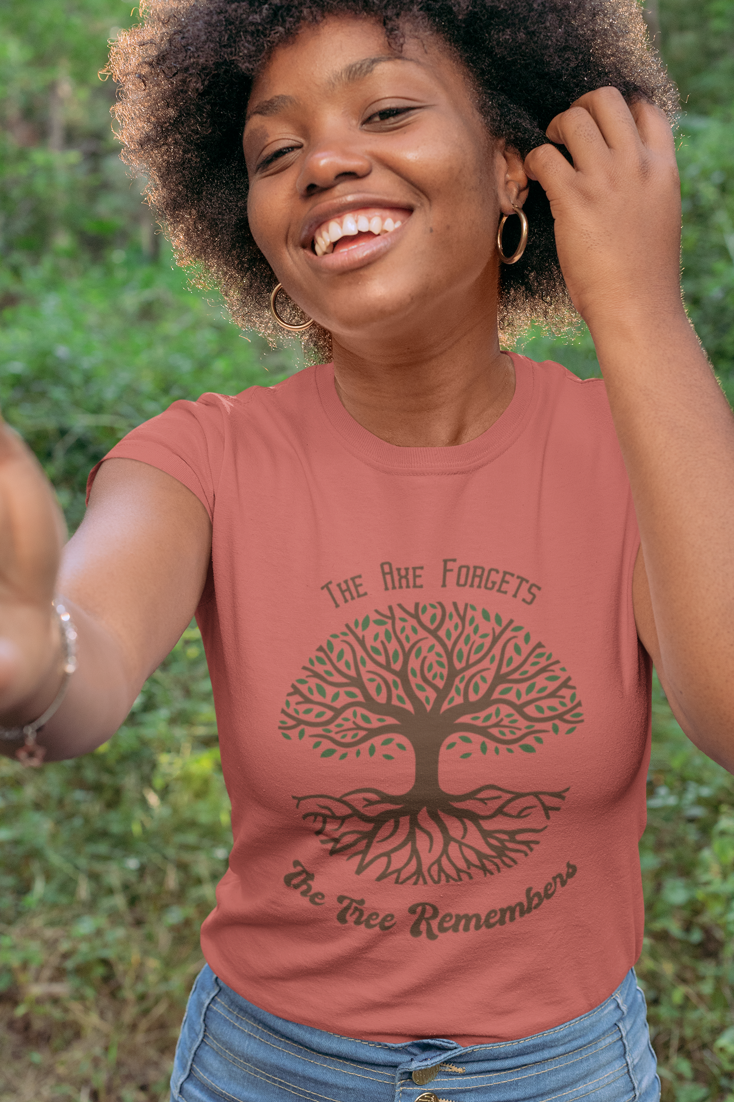 The Axe Forgets - The Tree Remembers, Black History Month Unisex Tee - African American Pride Shirt