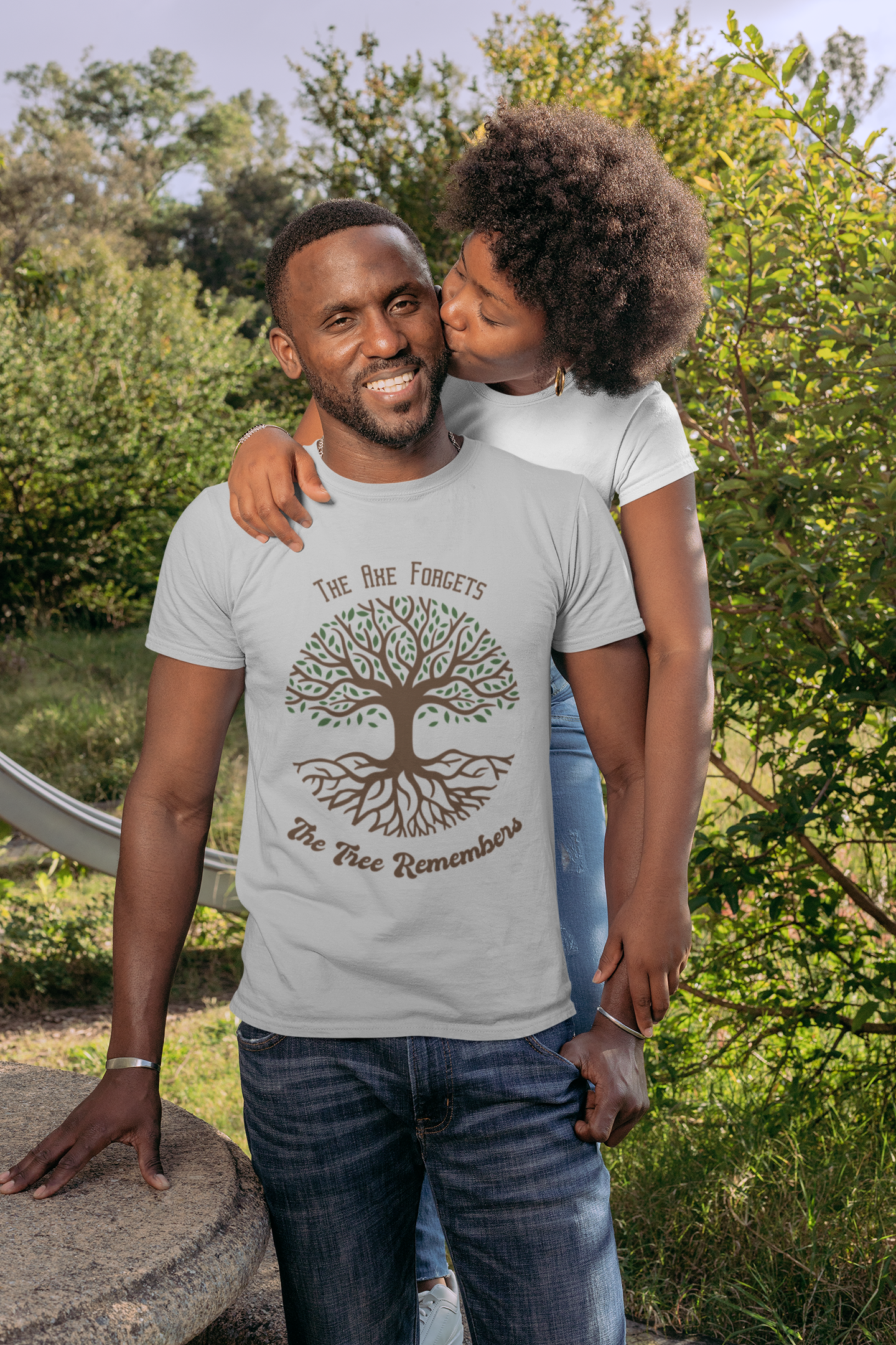 The Axe Forgets - The Tree Remembers, Black History Month Unisex Tee - African American Pride Shirt