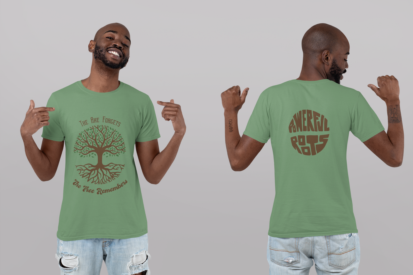 The Axe Forgets - The Tree Remembers, Black History Month Unisex Tee - African American Pride Shirt