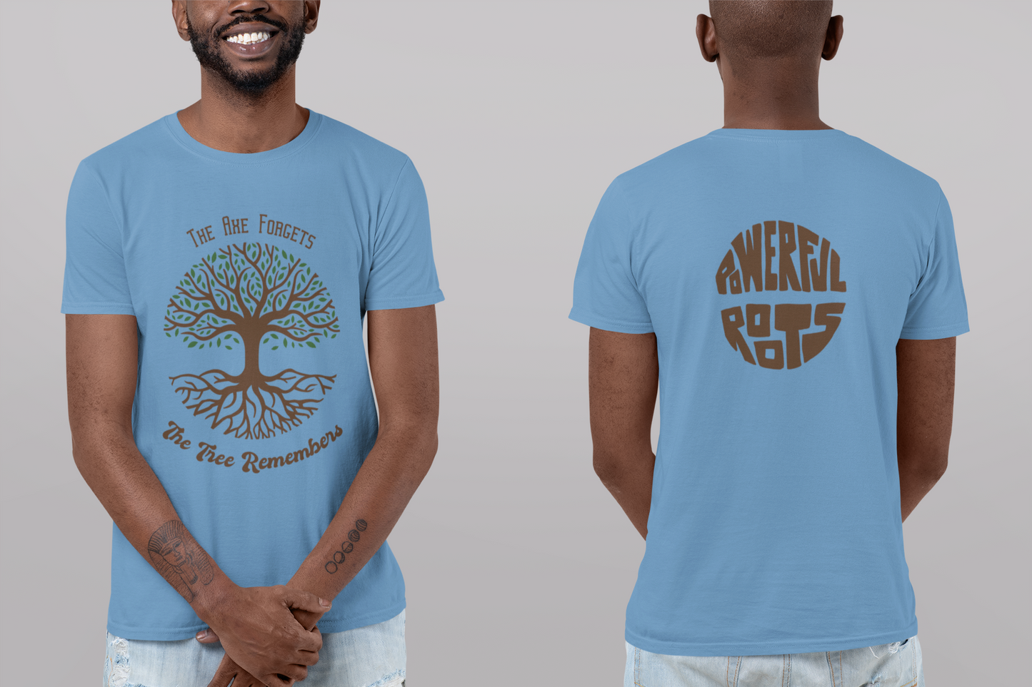 The Axe Forgets - The Tree Remembers, Black History Month Unisex Tee - African American Pride Shirt