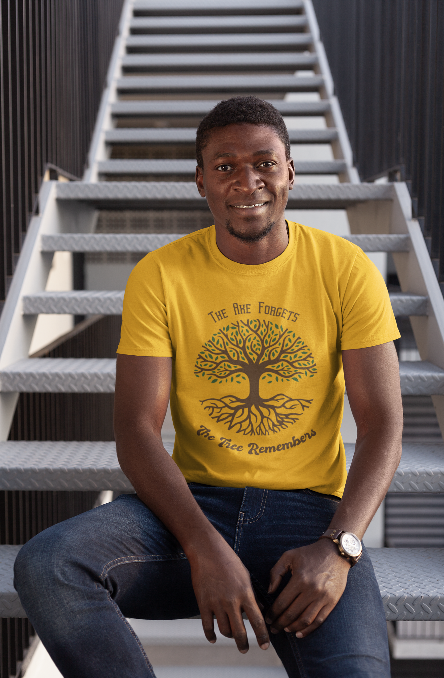 The Axe Forgets - The Tree Remembers, Black History Month Unisex Tee - African American Pride Shirt