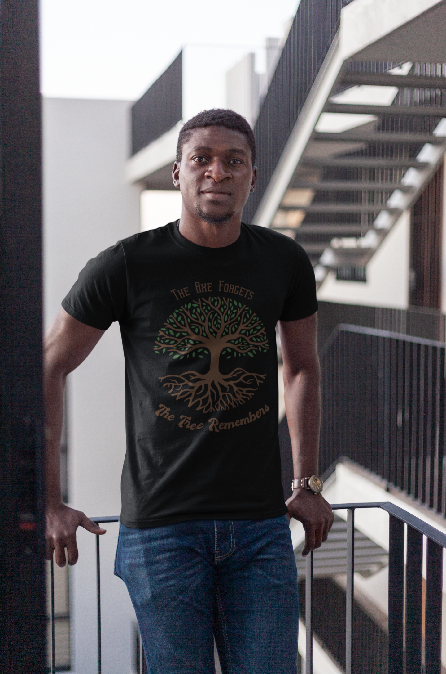 The Axe Forgets - The Tree Remembers, Black History Month Unisex Tee - African American Pride Shirt