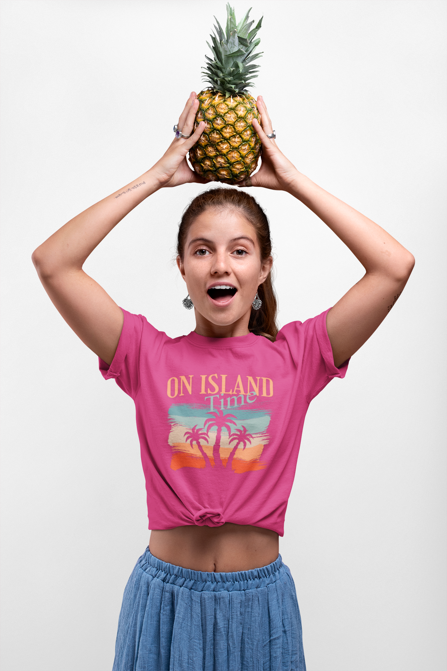 Relaxed Island Vibes Tee, Summer T-Shirt, Beachwear, Vacation Apparel, Gift for Travelers, Graphic Tee with Palm Trees