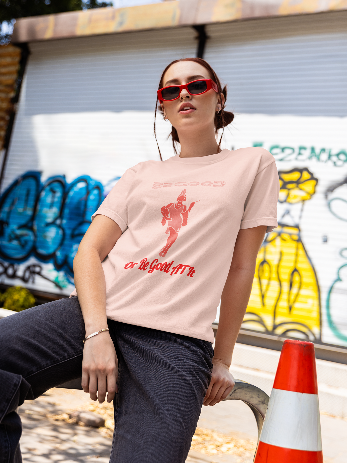 Be Good Or Be Good At It Tee, Provocative Personality Tee, Funny Shirt, Be Good Quotes, Short Sleeve Graphic Tee, Good Vibes T-shirt
