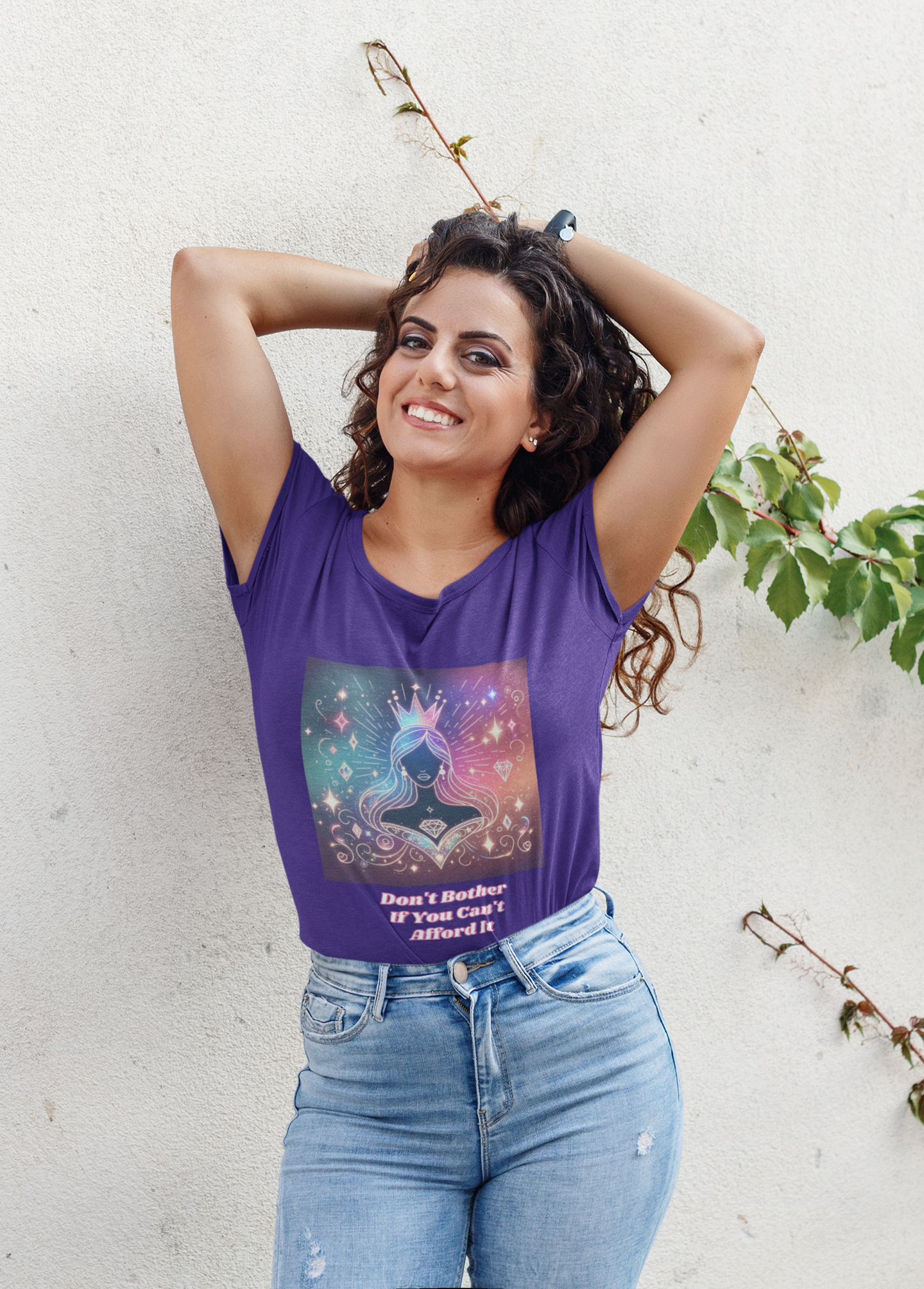 Whimsical Graphic Tee: Express Your Inner Princess, Short Sleeve, Fun Fashion, Gift for Her, Celebration Shirt