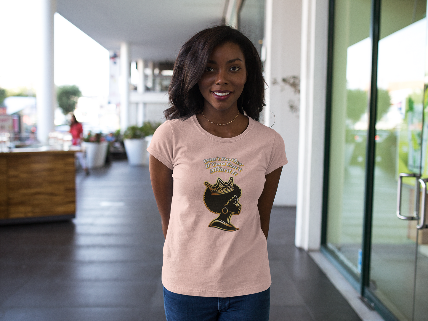 Empowerment Graphic Tee - "Don't Bother If You Can't Afford It" T-Shirt, Feminist Gift, Black Culture Apparel, Provocative Fashion