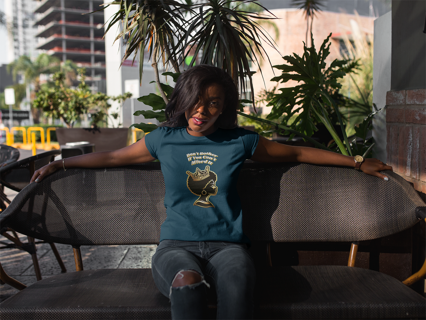 Empowerment Graphic Tee - "Don't Bother If You Can't Afford It" T-Shirt, Feminist Gift, Black Culture Apparel, Provocative Fashion