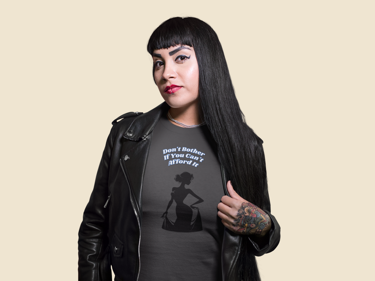Chic Statement Tee: Don't Blush If You Can Strut, Don't Approach Me If Your Broke, Short Sleeve Shirt for Fashion Lovers, Casual Wear, Gift for Her,