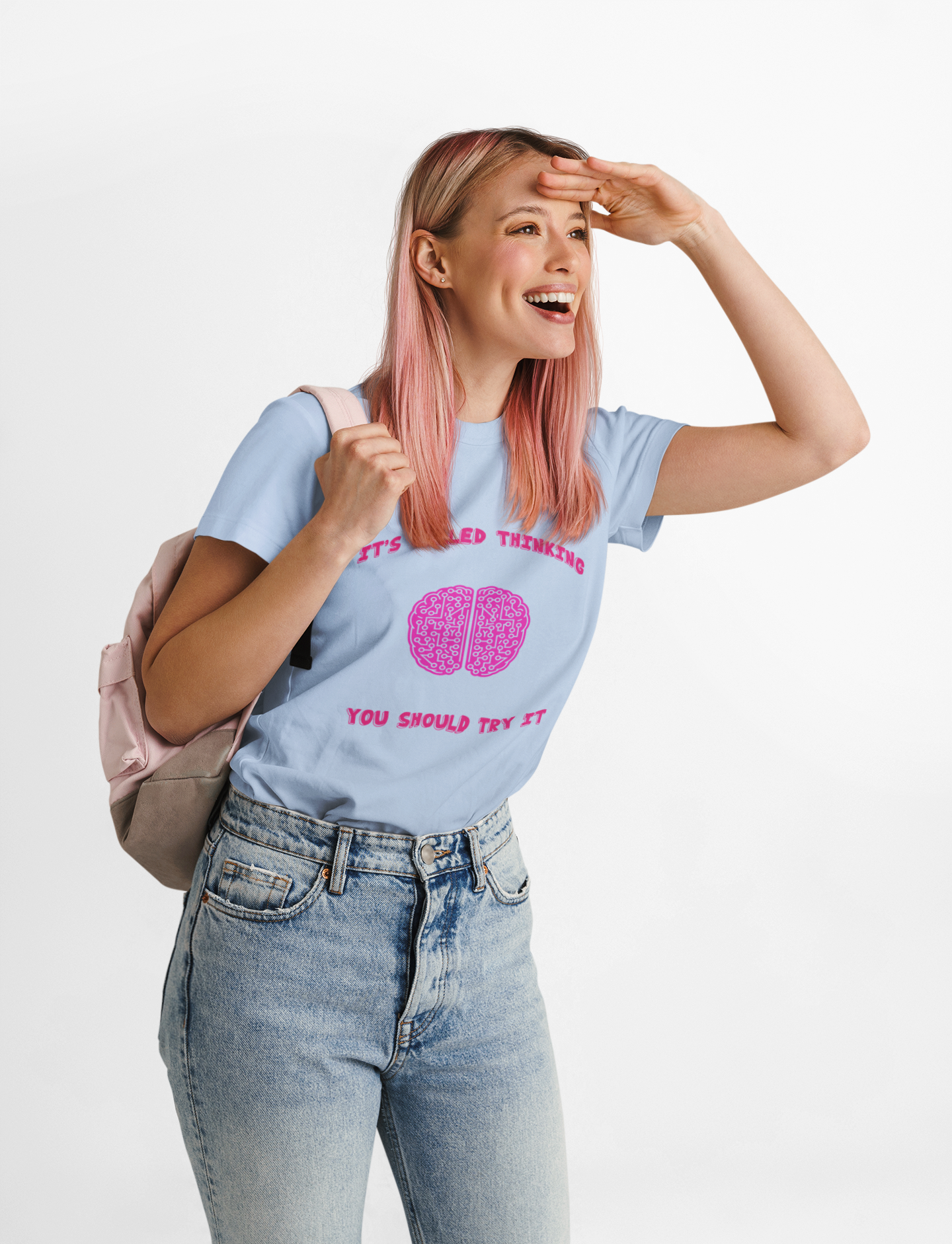 Its Called Thinking, You Should Try It Short Sleeve Tee, Thinking Is Hard, Unisex Tee - Sarcastic College Student Gift