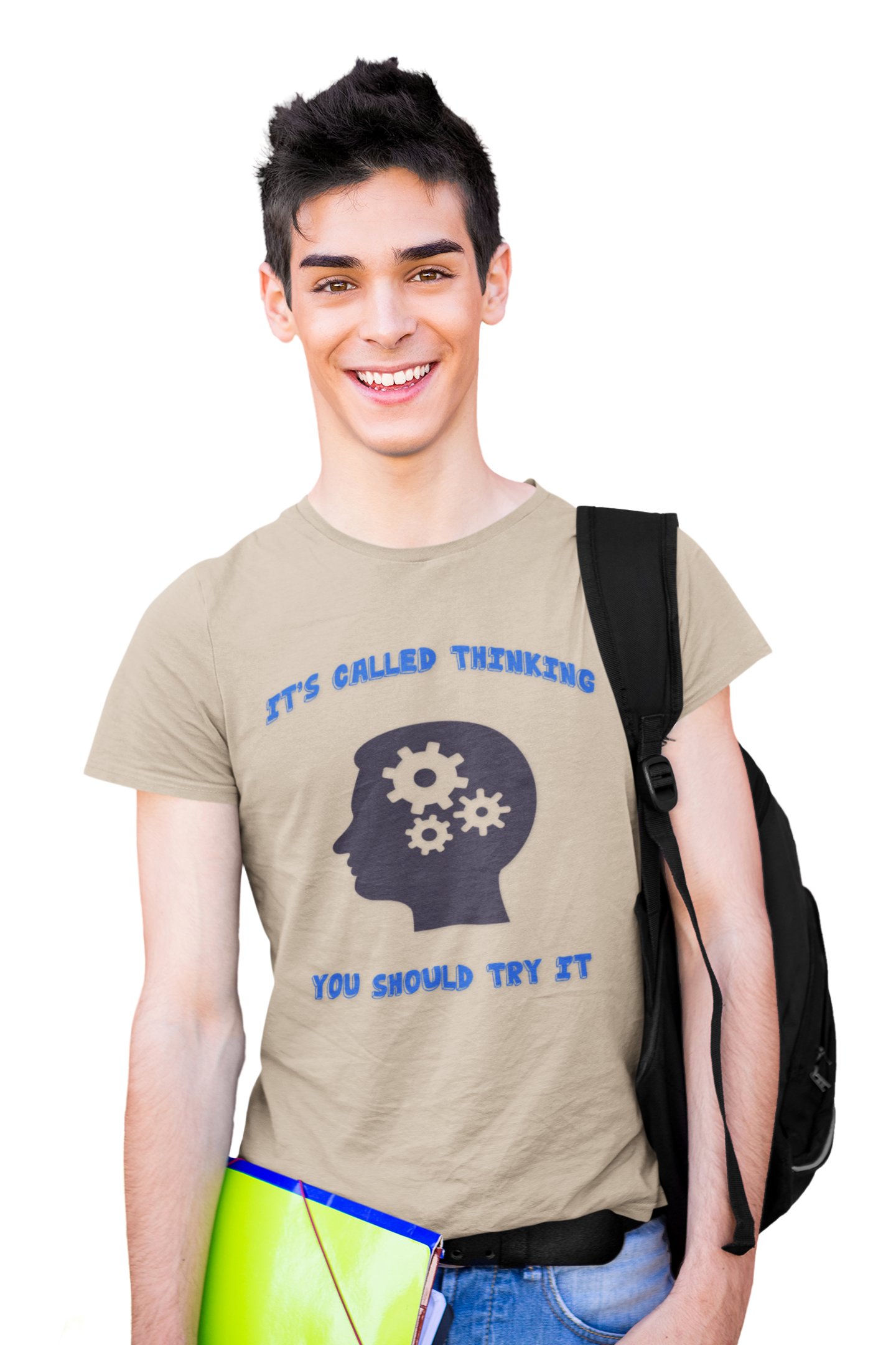 It's called Thinking, You should try it shirt, Sarcastic Student Tee, Funny Thinking Shirt, Unisex Graphic Tee, College Humor Top