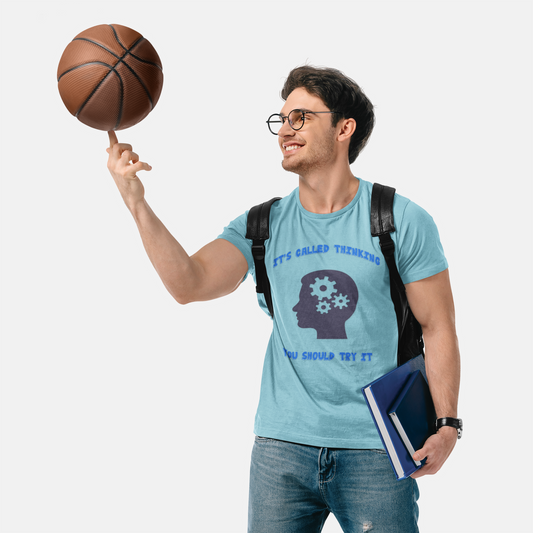 It's called Thinking, You should try it shirt, Sarcastic Student Tee, Funny Thinking Shirt, Unisex Graphic Tee, College Humor Top