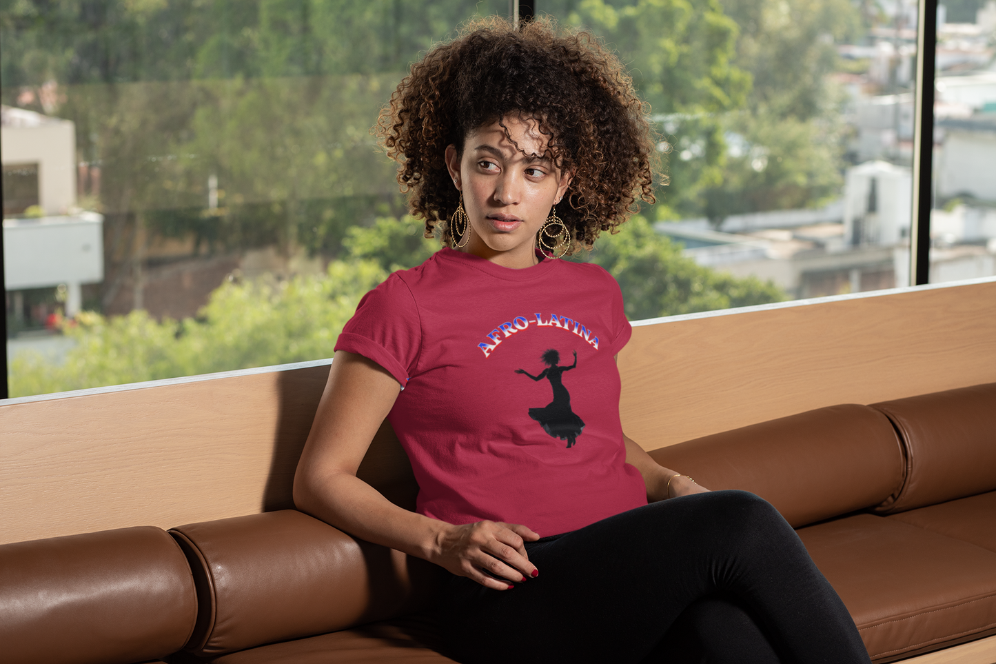 Afro-Latina Dance Tee, Jersey Short Sleeve Tee for Dance Lovers, Perfect for Celebrations, Reggaeton Events, Cultural Appreciation