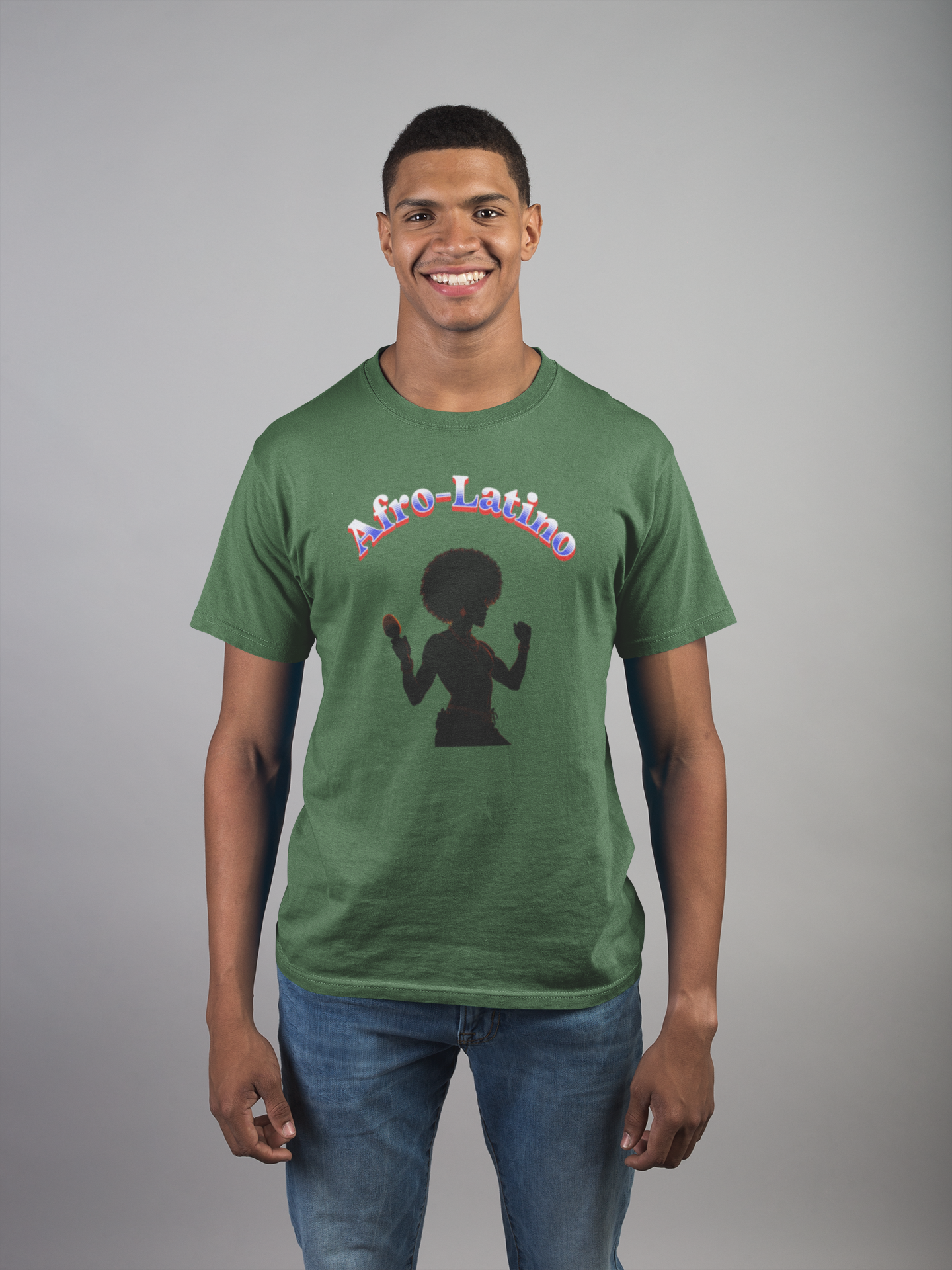 Afro-Latino Celebration Tee, Unisex Jersey Shirt, Cultural Pride T-Shirt, Versatile Casual Wear, Birthday Gift, Music Festival Top