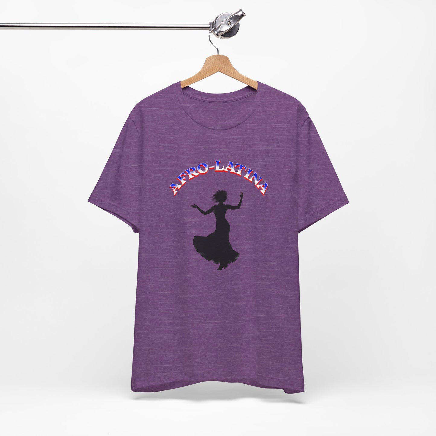 Afro-Latina Dance Tee, Jersey Short Sleeve Tee for Dance Lovers, Perfect for Celebrations, Reggaeton Events, Cultural Appreciation