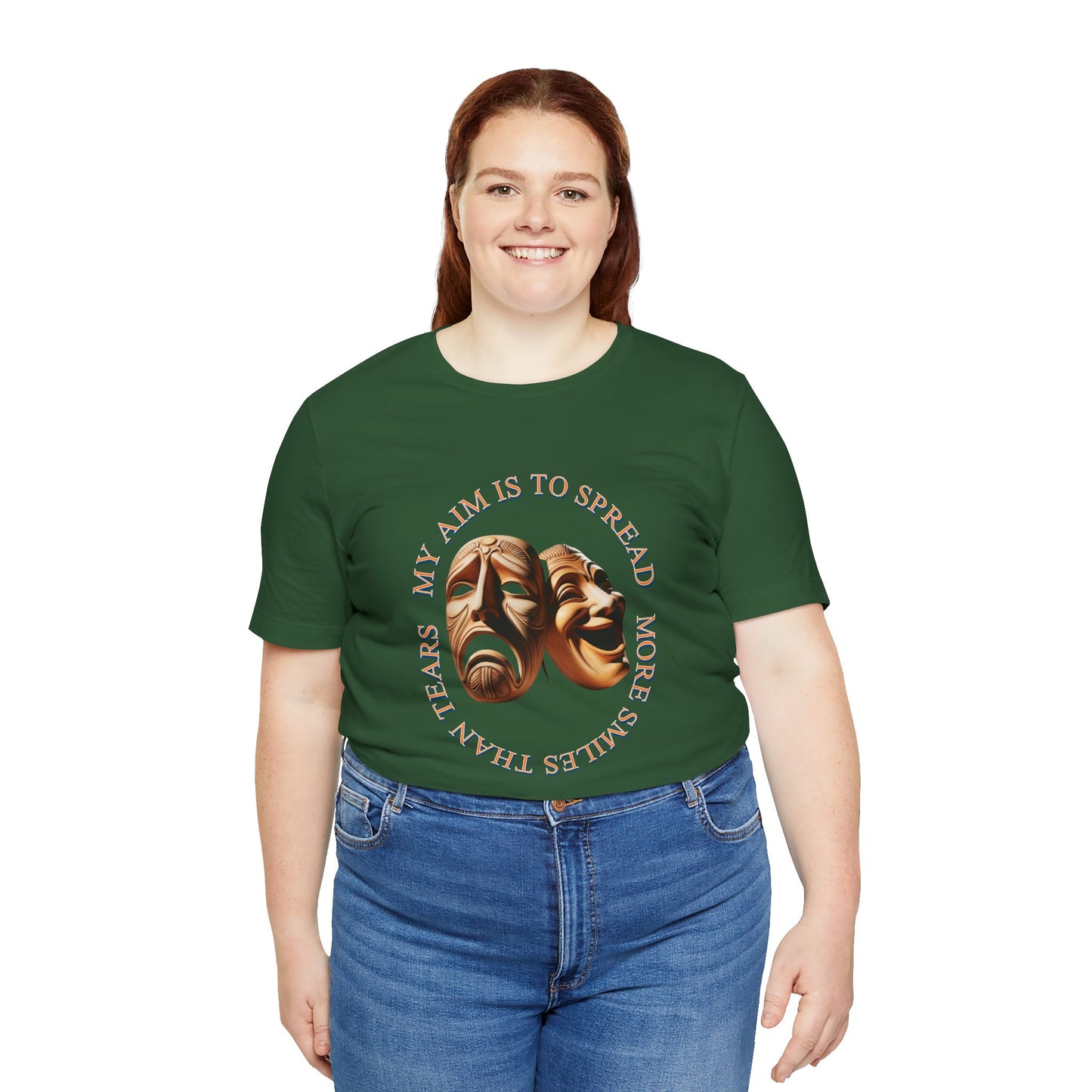 Comedy & Tragedy Unisex Tee, Laugh Now Cry Later Shirt, Drama Masks T-Shirt, Theater Lover Gift, Quote Graphic Tee