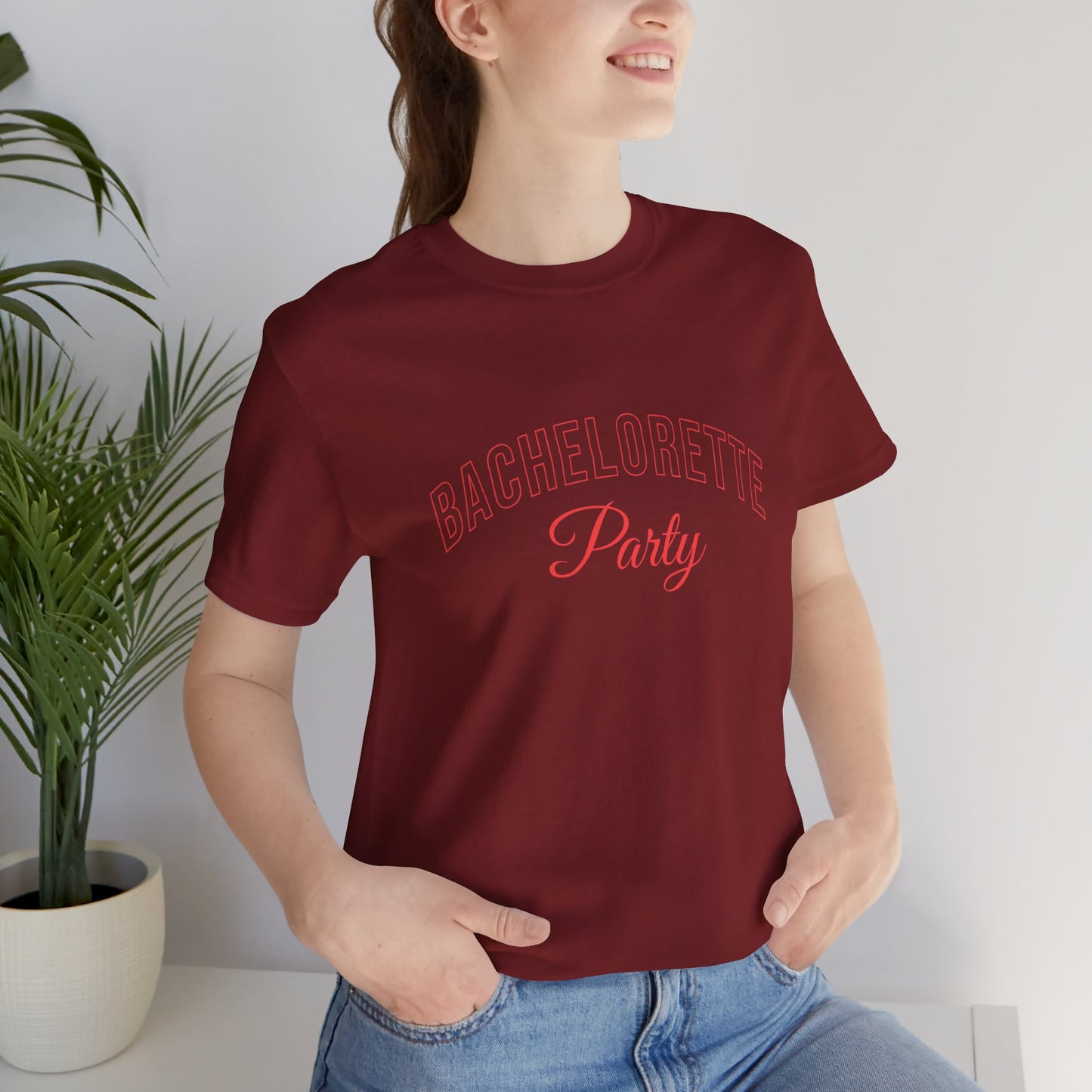 Bachelorette Party Tee - Unisex Jersey Short Sleeve, Bridal Shower Gift, Party Attire, Summer Casual Wear, Fun Celebration Top