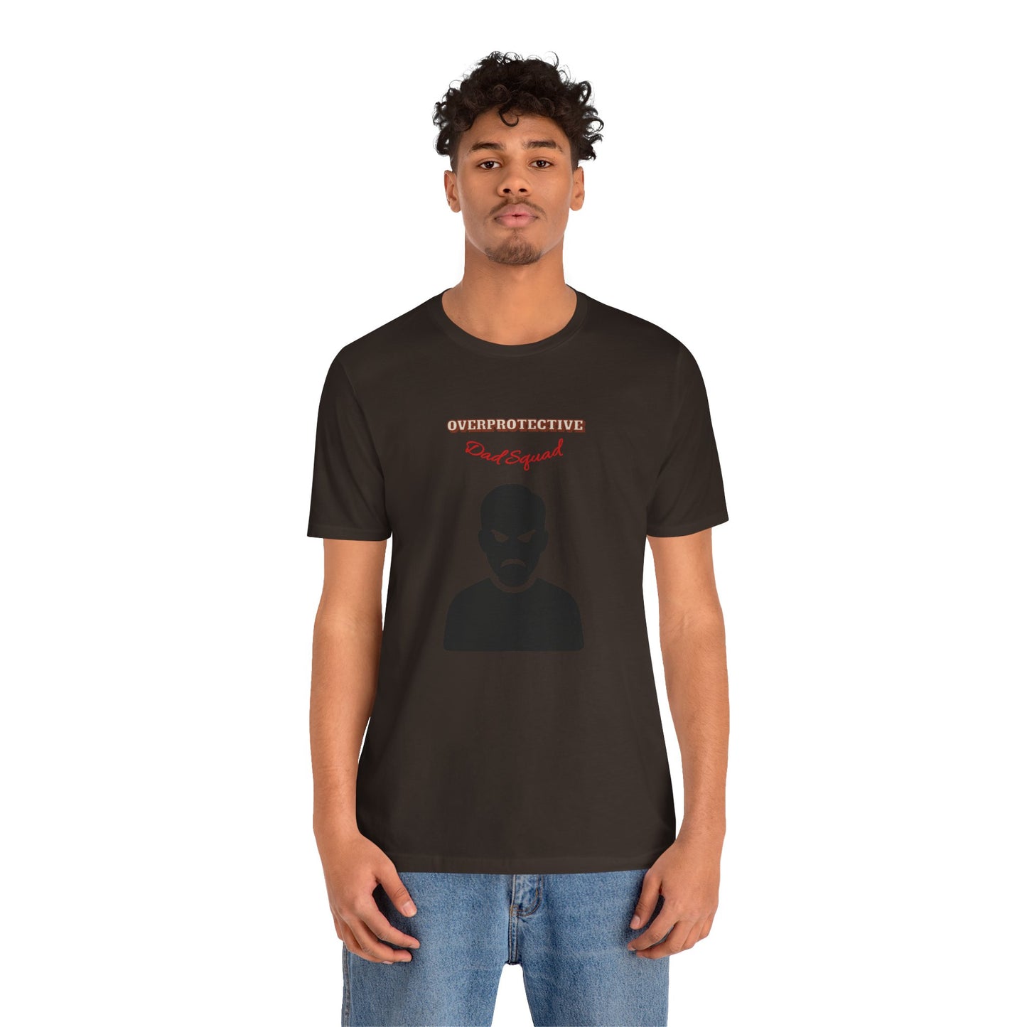 Men's Graphic Tee: Protective Dad Squad, Fun Humor Shirt for Dads, Father's Day Gift, Casual Wear, Birthday Shirt, Gift for Him