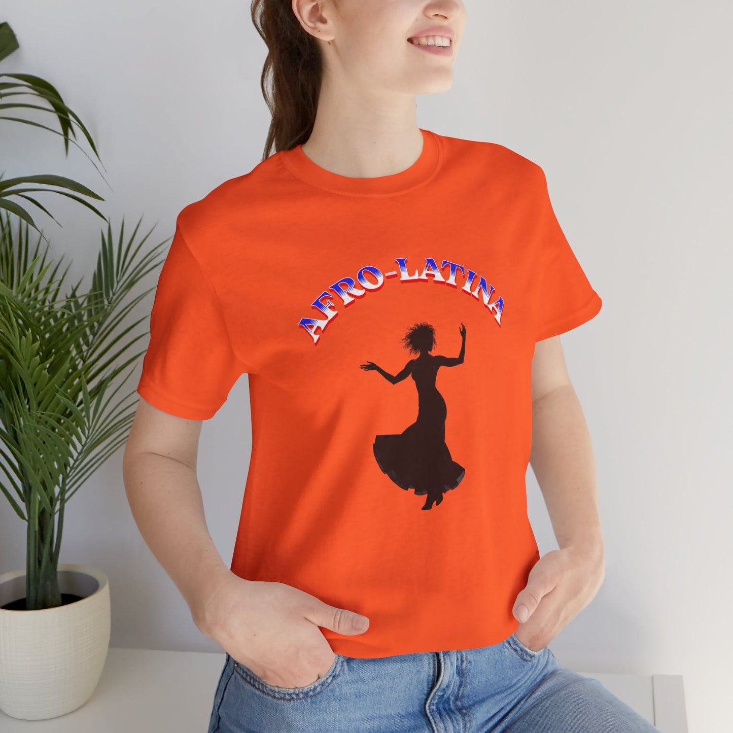 Afro-Latina Dance Tee, Jersey Short Sleeve Tee for Dance Lovers, Perfect for Celebrations, Reggaeton Events, Cultural Appreciation